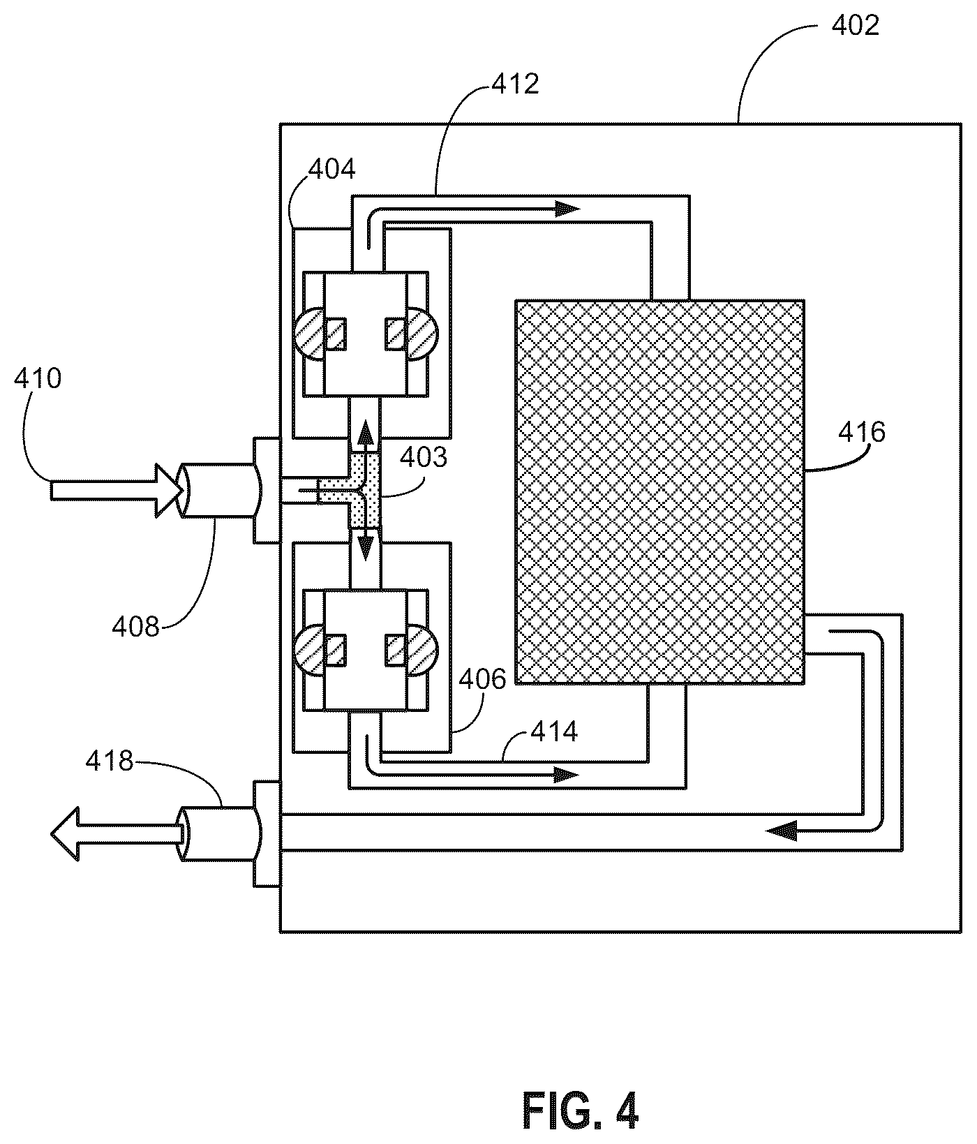 Patent US12359677 Figure 6 – External tray hose with integrated pump