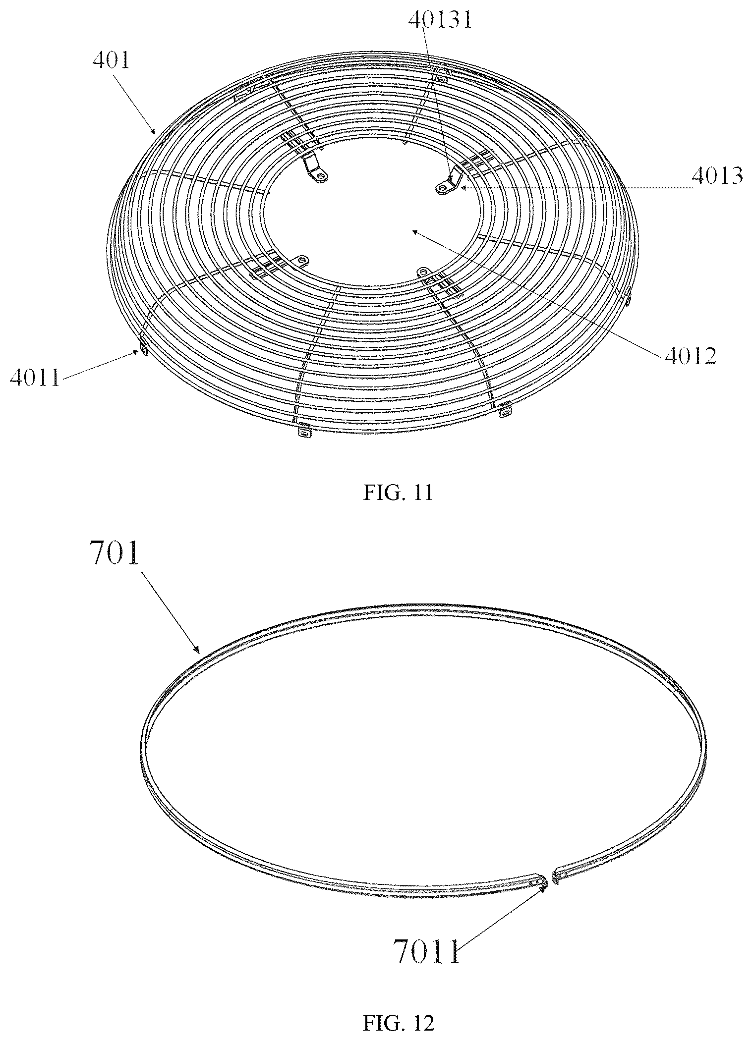 Patent US12359678 Figure 6 – Ceiling fan