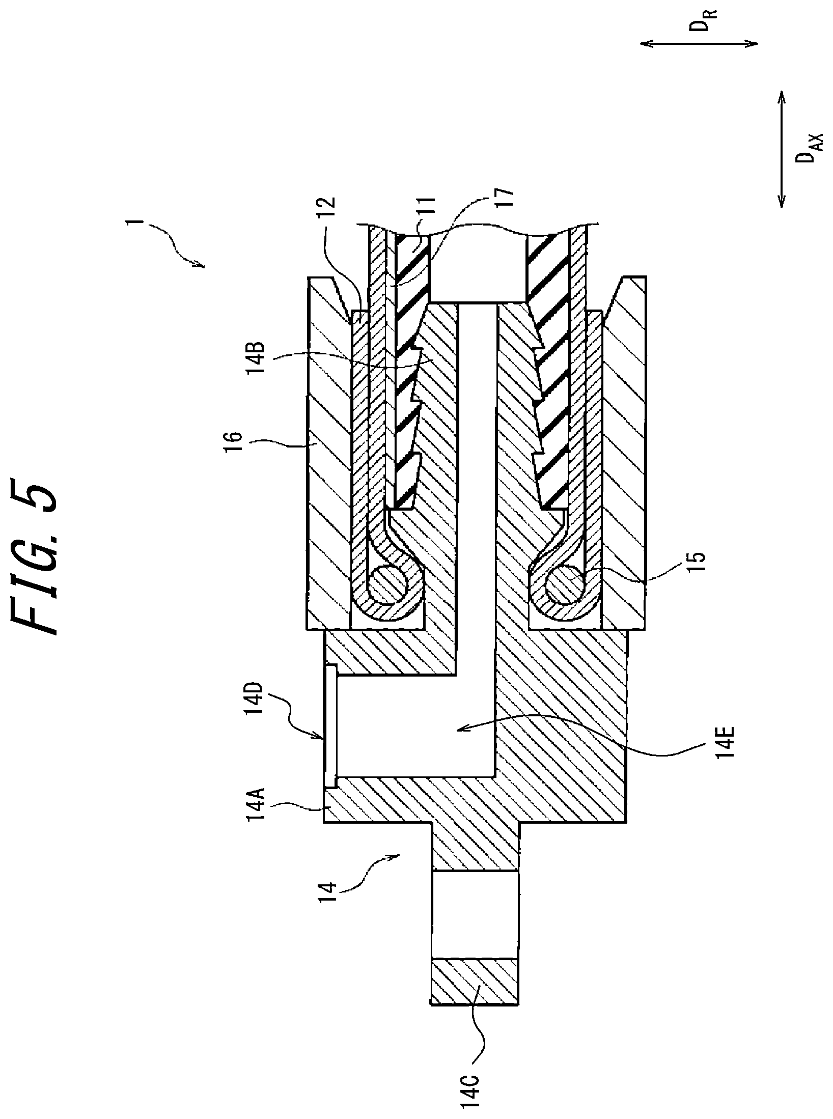 Patent US12359683 Figure 5 – Holding member with actuator cover and actuator cover
