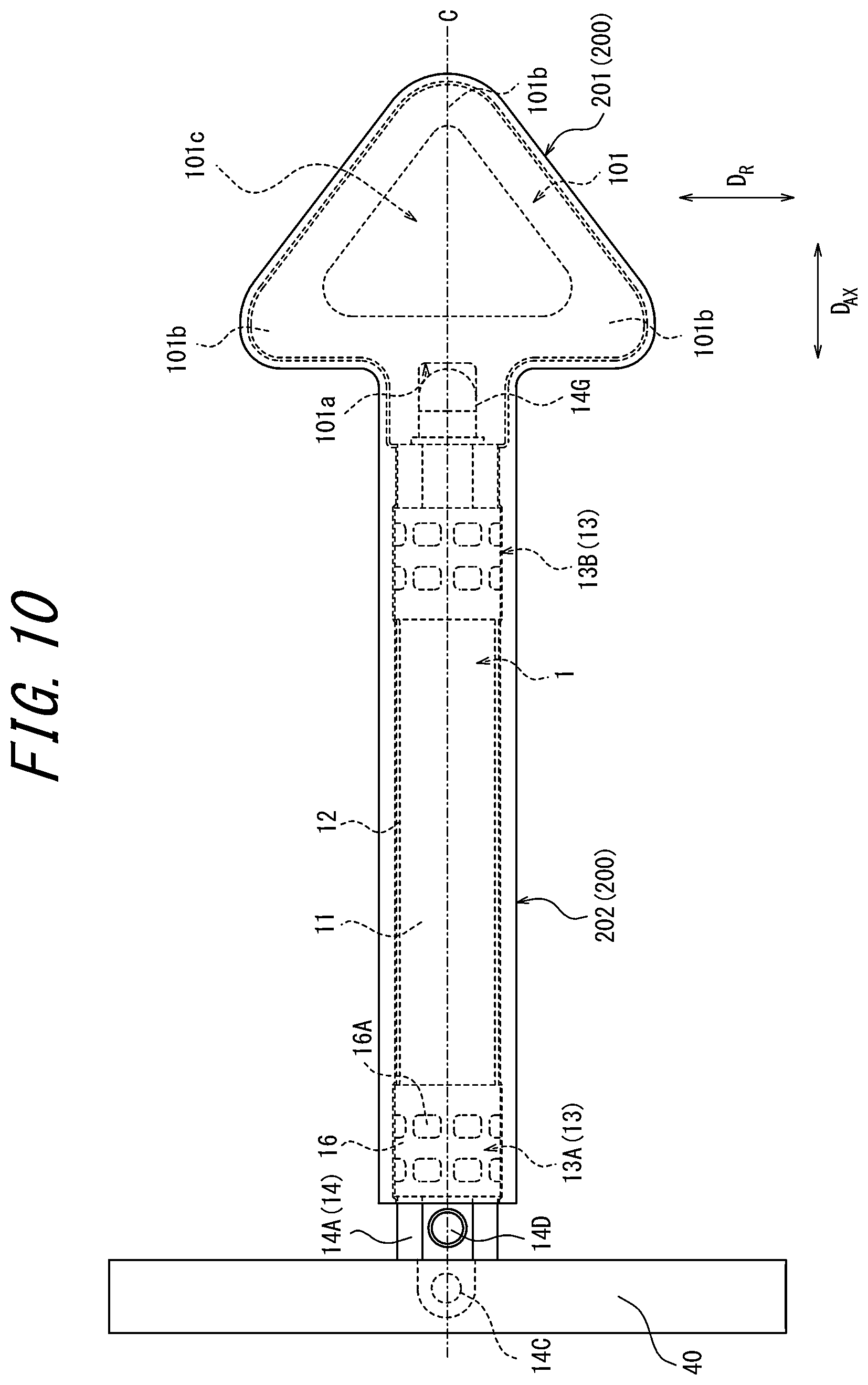 Patent US12359683 Figure 10 – Holding member with actuator cover and actuator cover