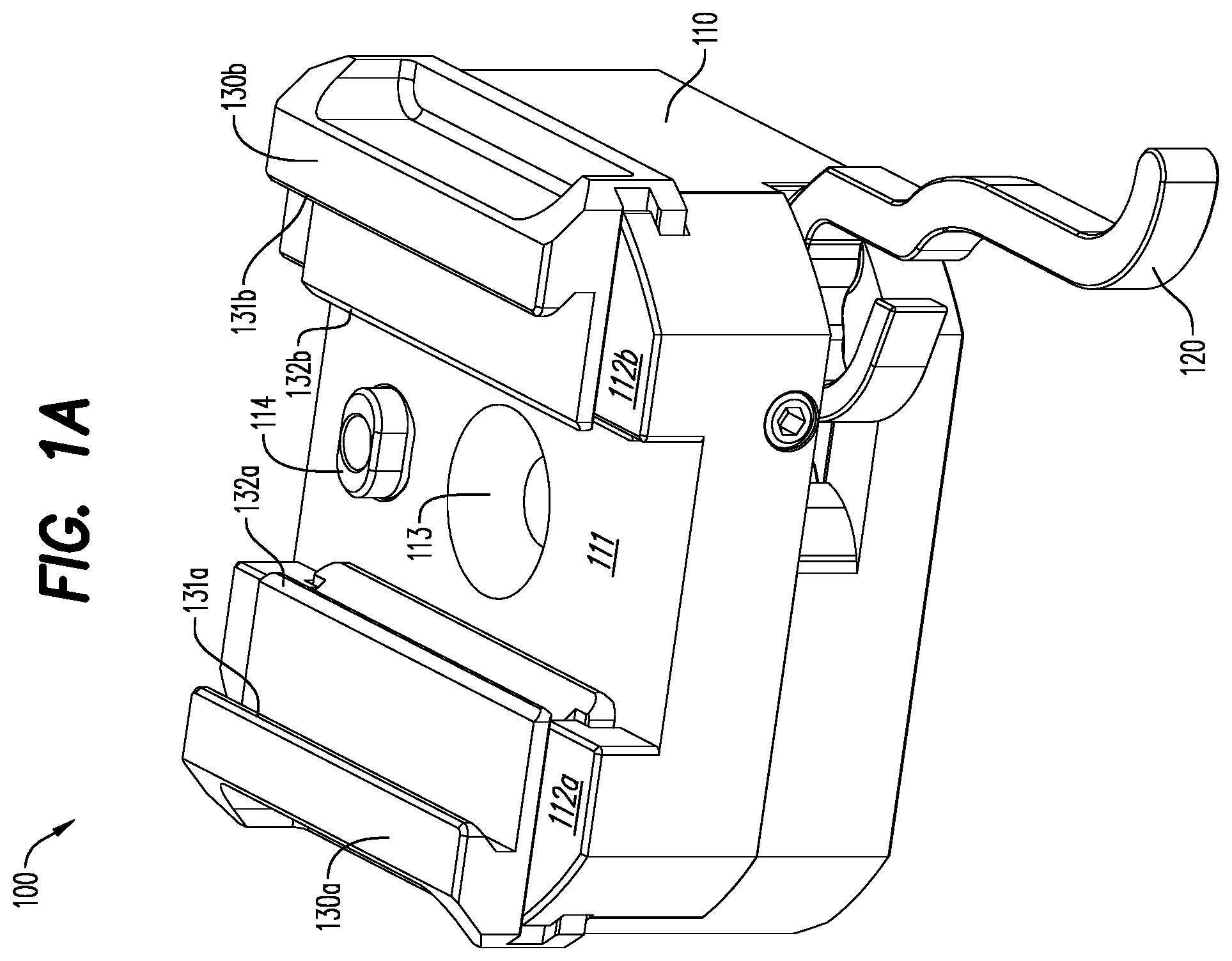 Patent US12359685 Figure 1 – Clamp with cam lever