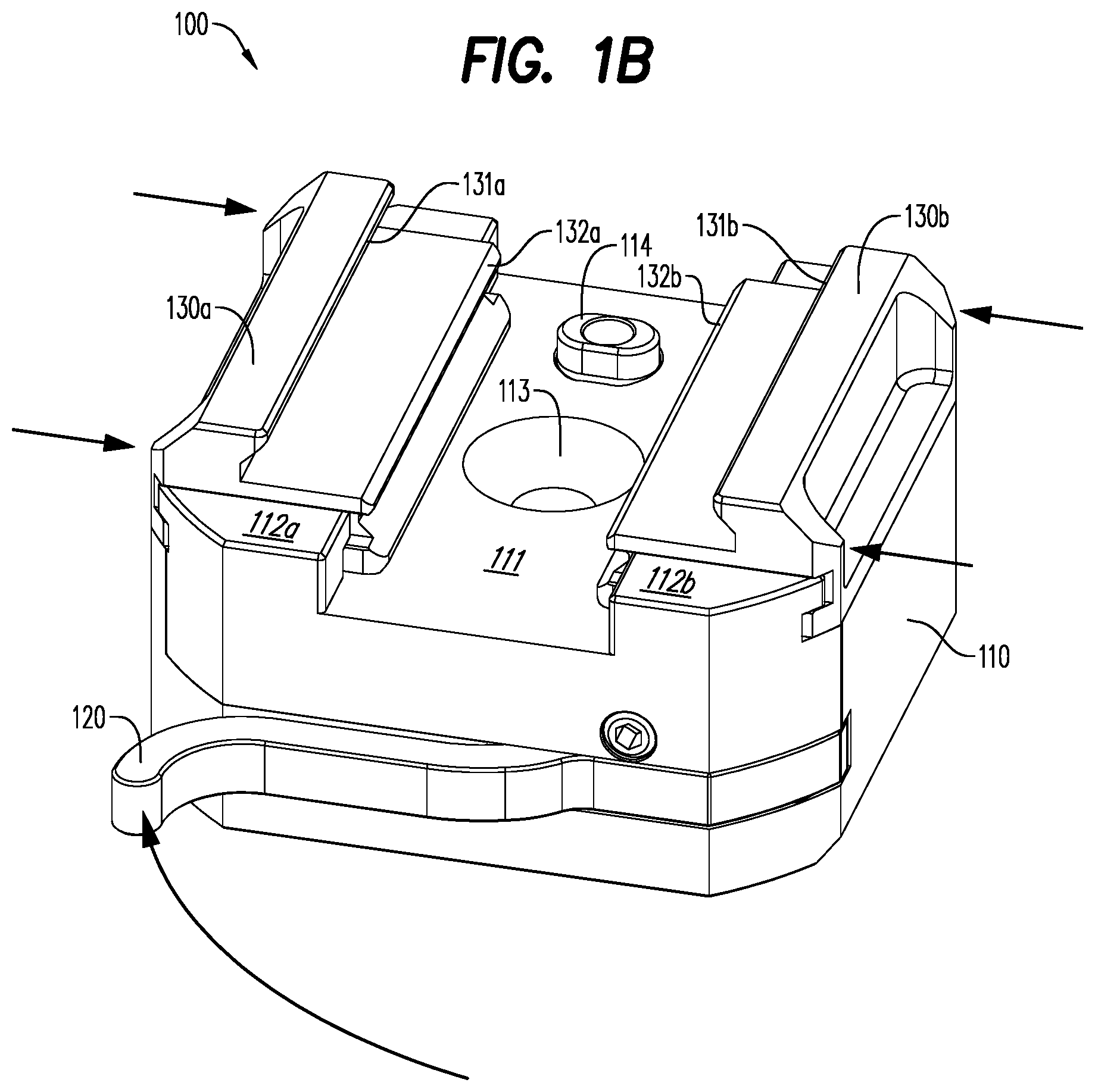 Patent US12359685 Figure 2 – Clamp with cam lever
