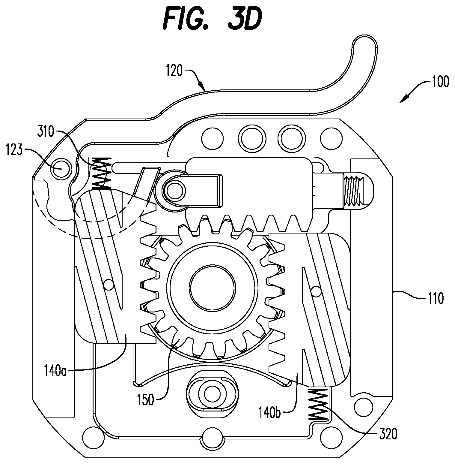 Patent US12359685 Figure 9 – Clamp with cam lever