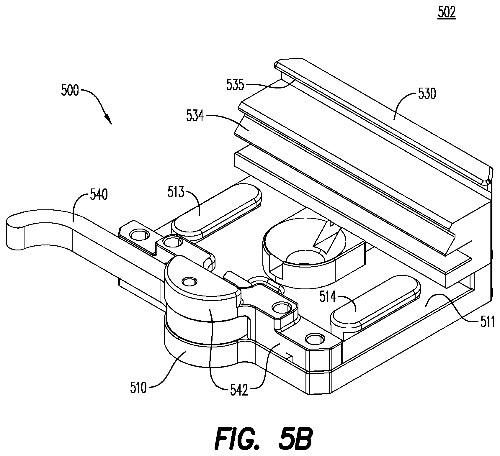 Patent US12359685 Figure 12 – Clamp with cam lever