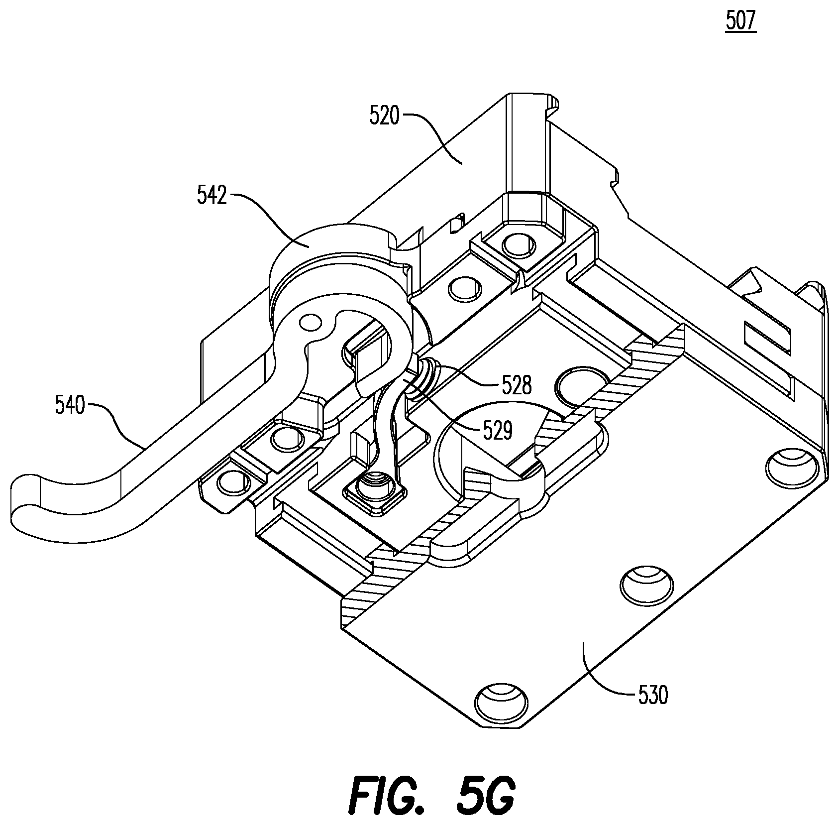 Patent US12359685 Figure 17 – Clamp with cam lever