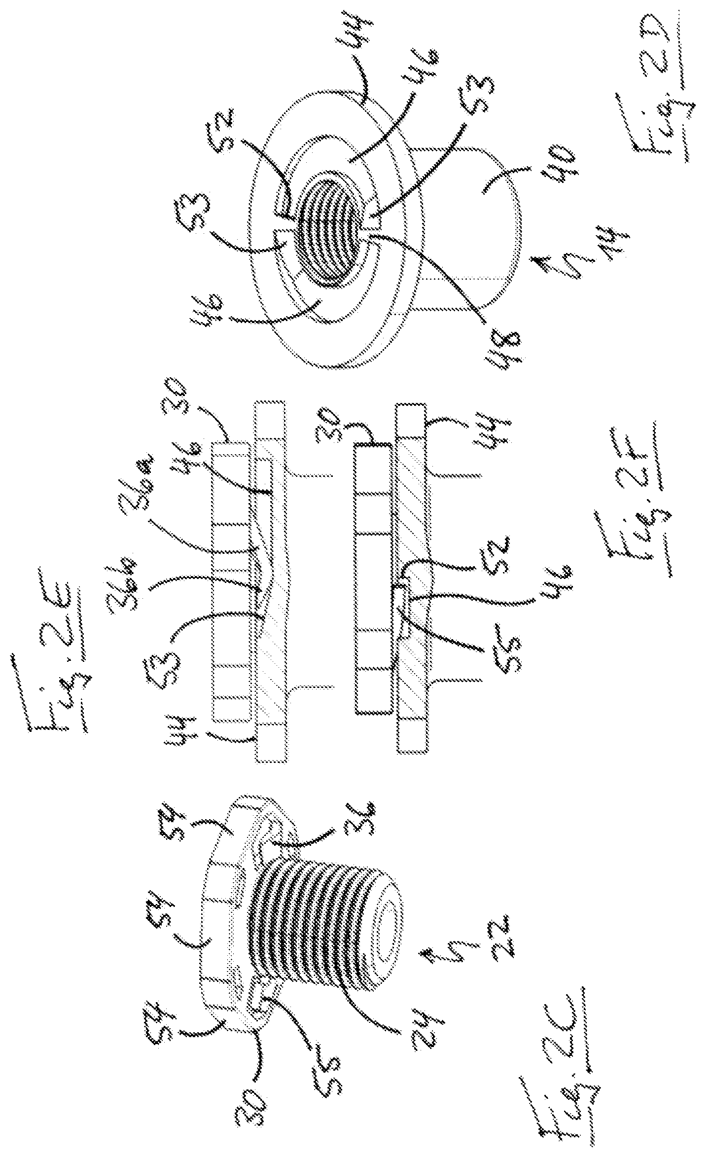 Patent US12359686 Figure 3 – Tolerance compensation device