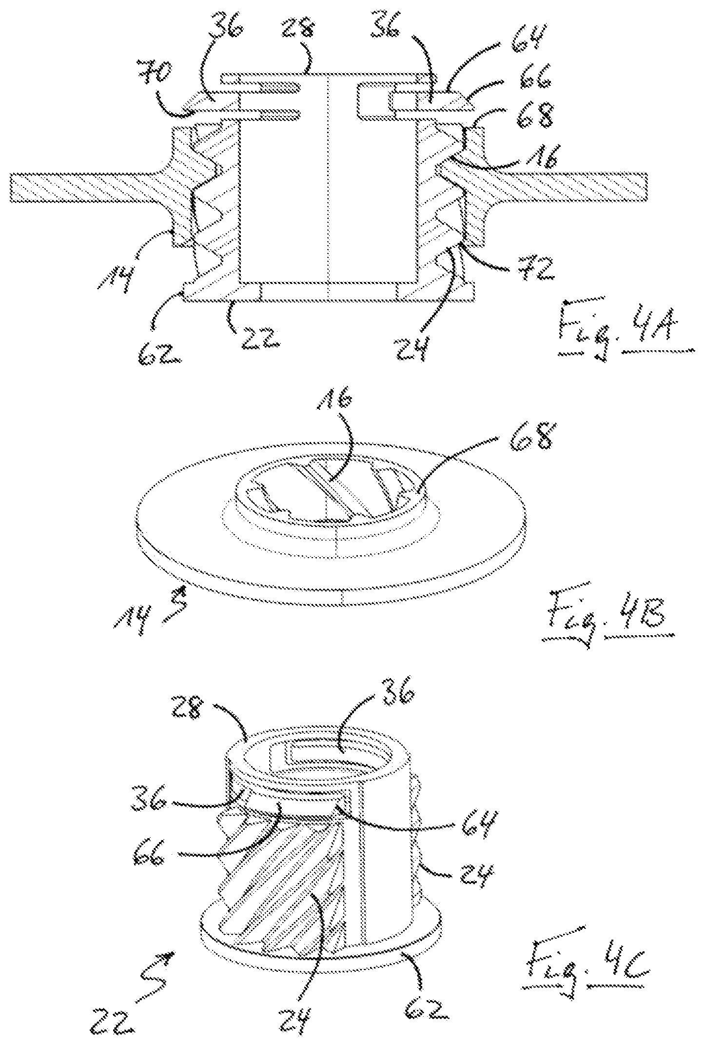 Patent US12359686 Figure 5 – Tolerance compensation device