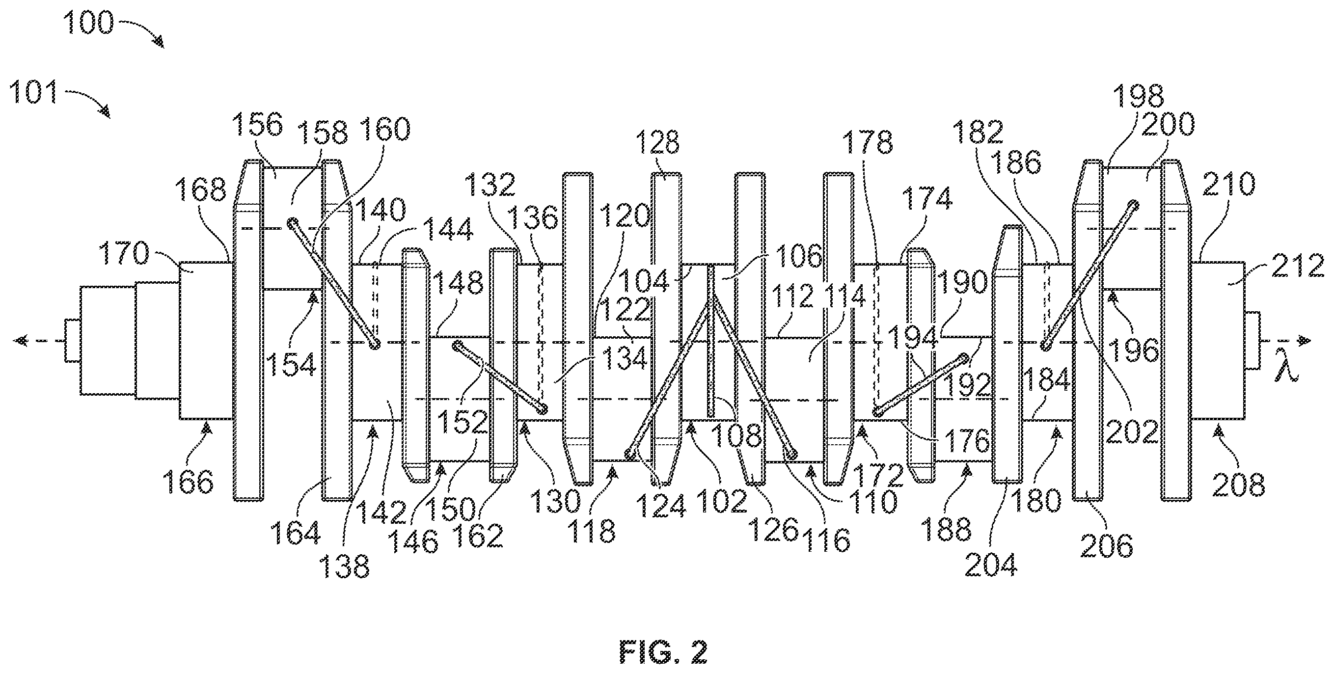 Patent US12359690 Figure 2 – System for lubricating a crankshaft