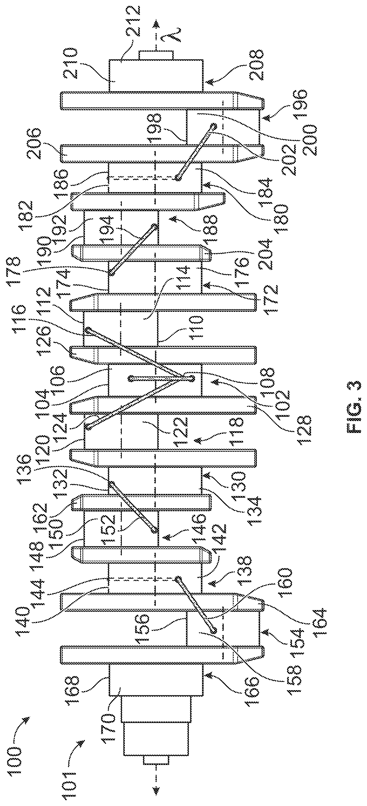 Patent US12359690 Figure 3 – System for lubricating a crankshaft
