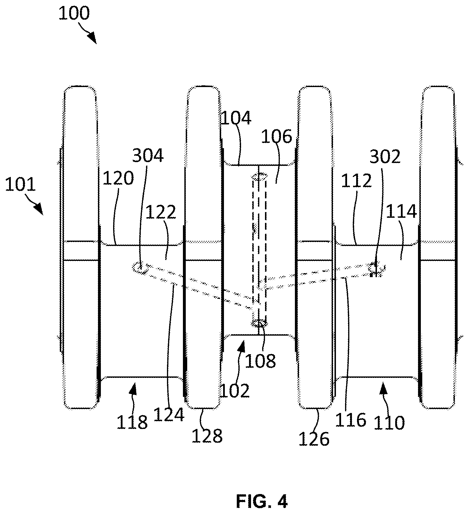 Patent US12359690 Figure 4 – System for lubricating a crankshaft
