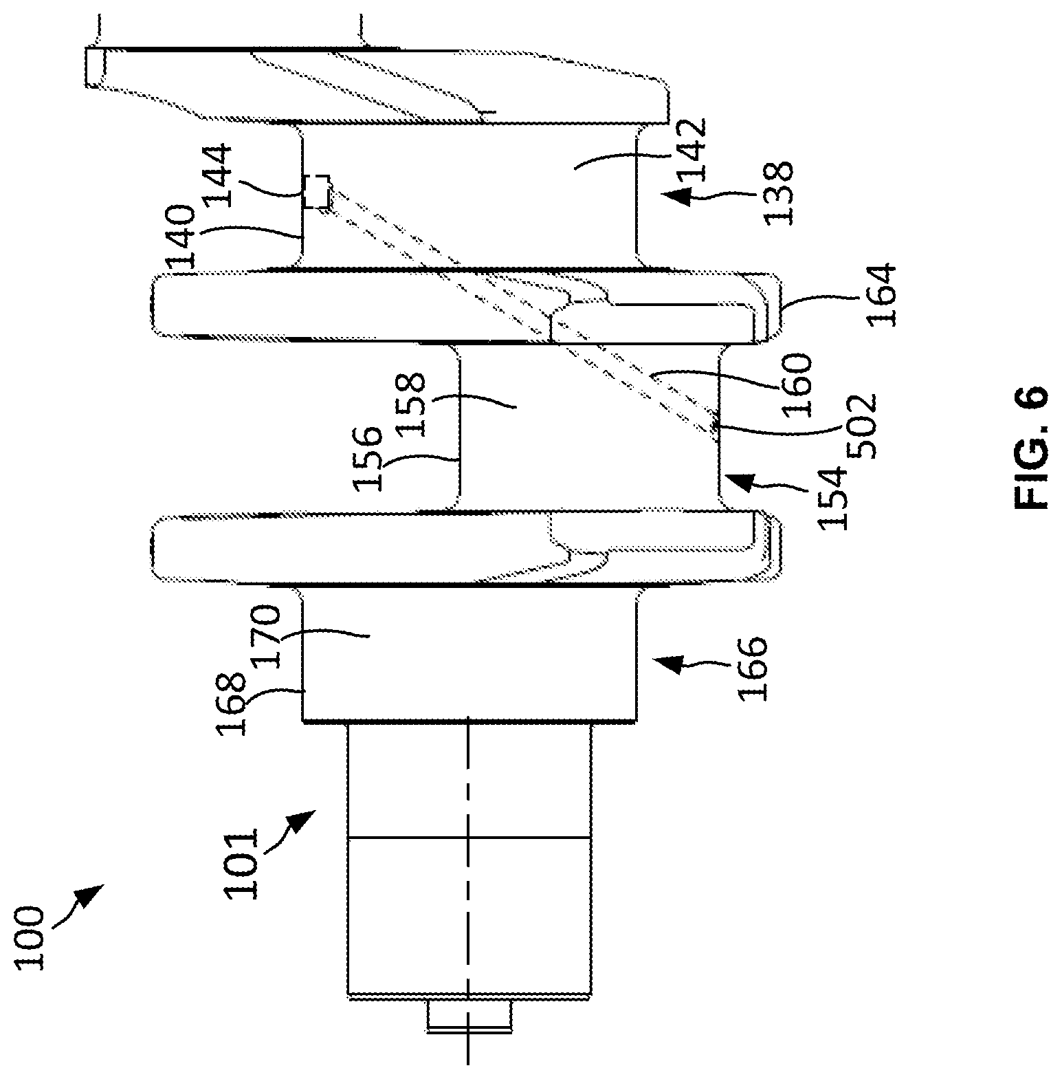 Patent US12359690 Figure 6 – System for lubricating a crankshaft