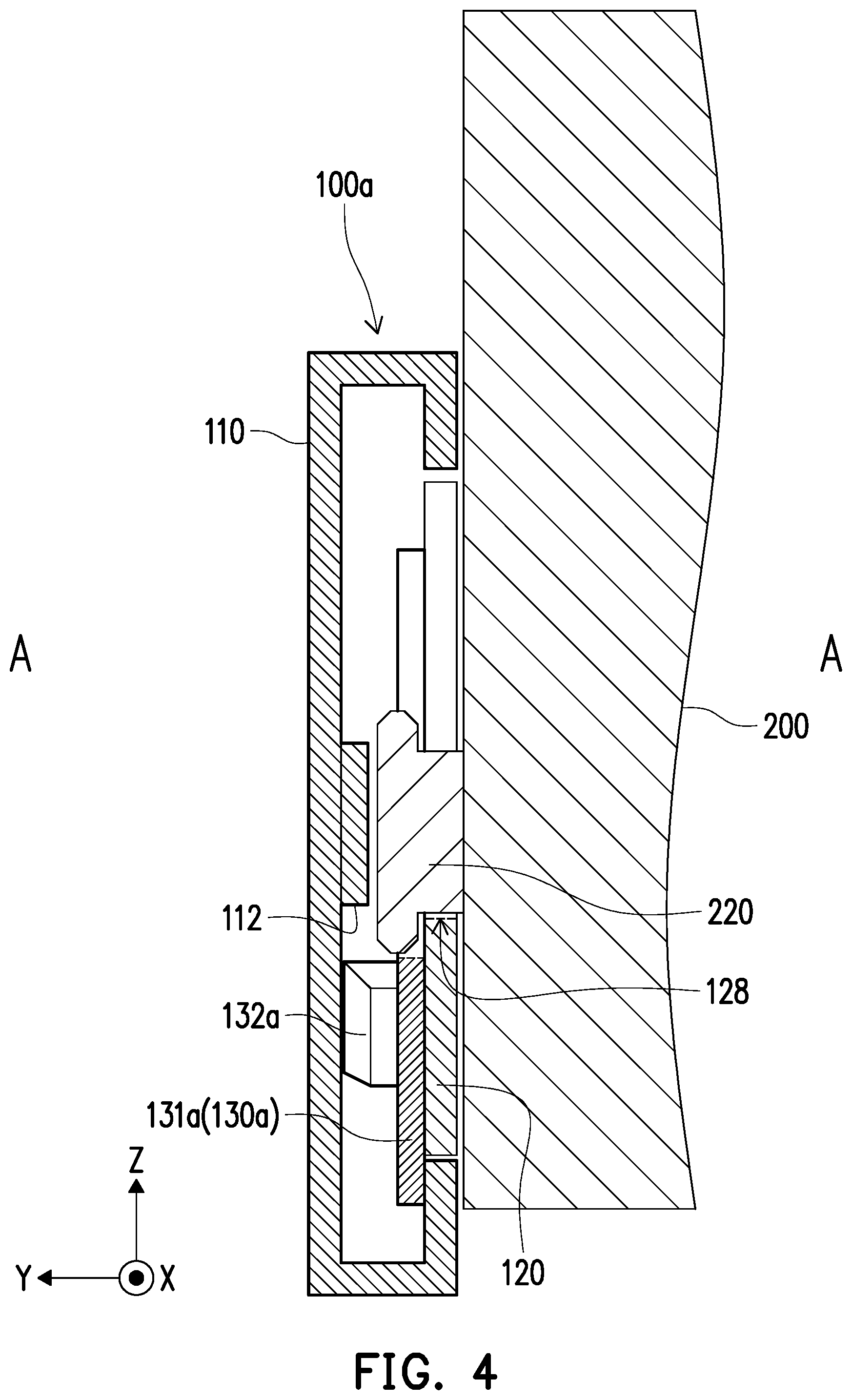 Patent US12359692 Figure 4 – Slide rail assembly