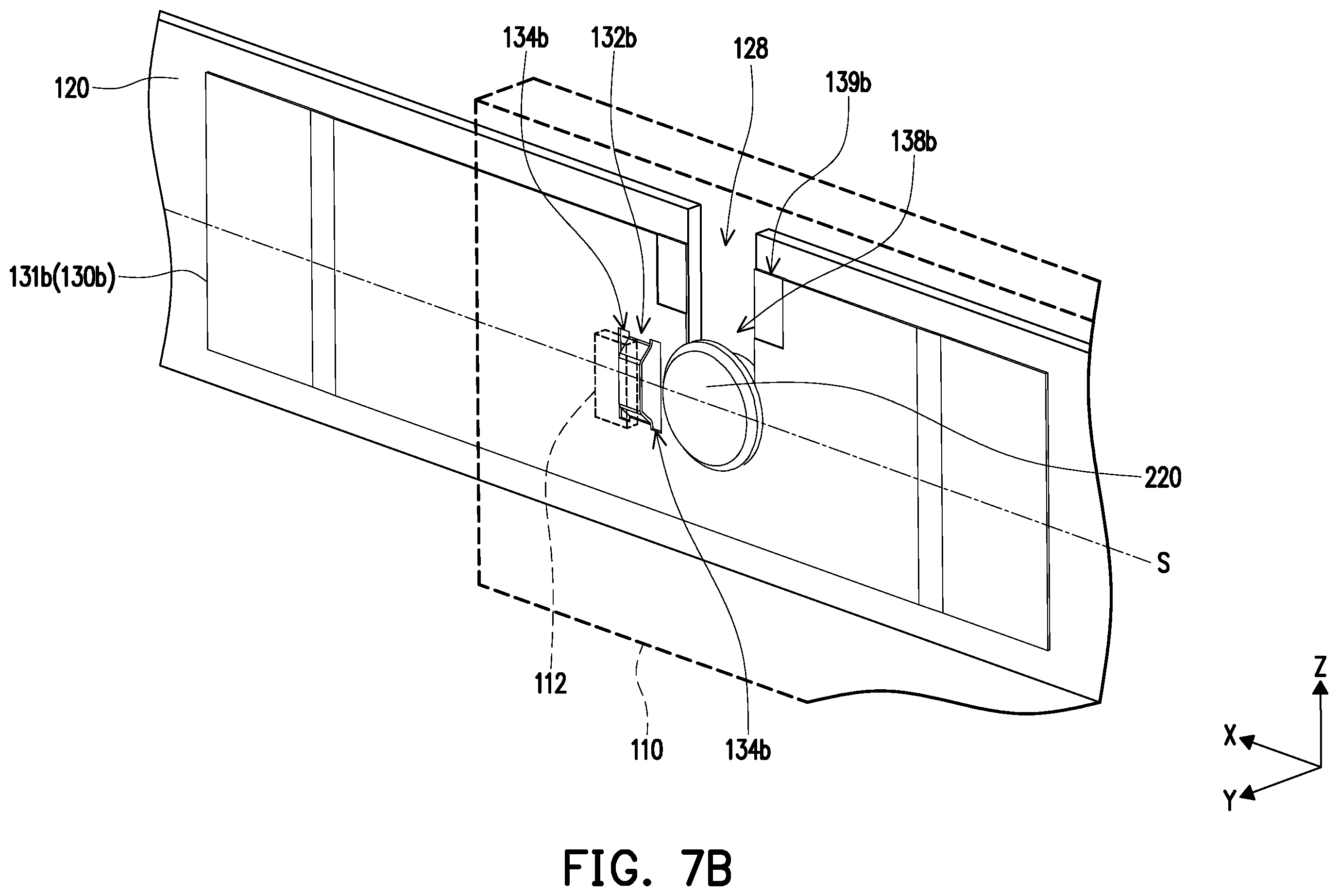 Patent US12359692 Figure 8 – Slide rail assembly
