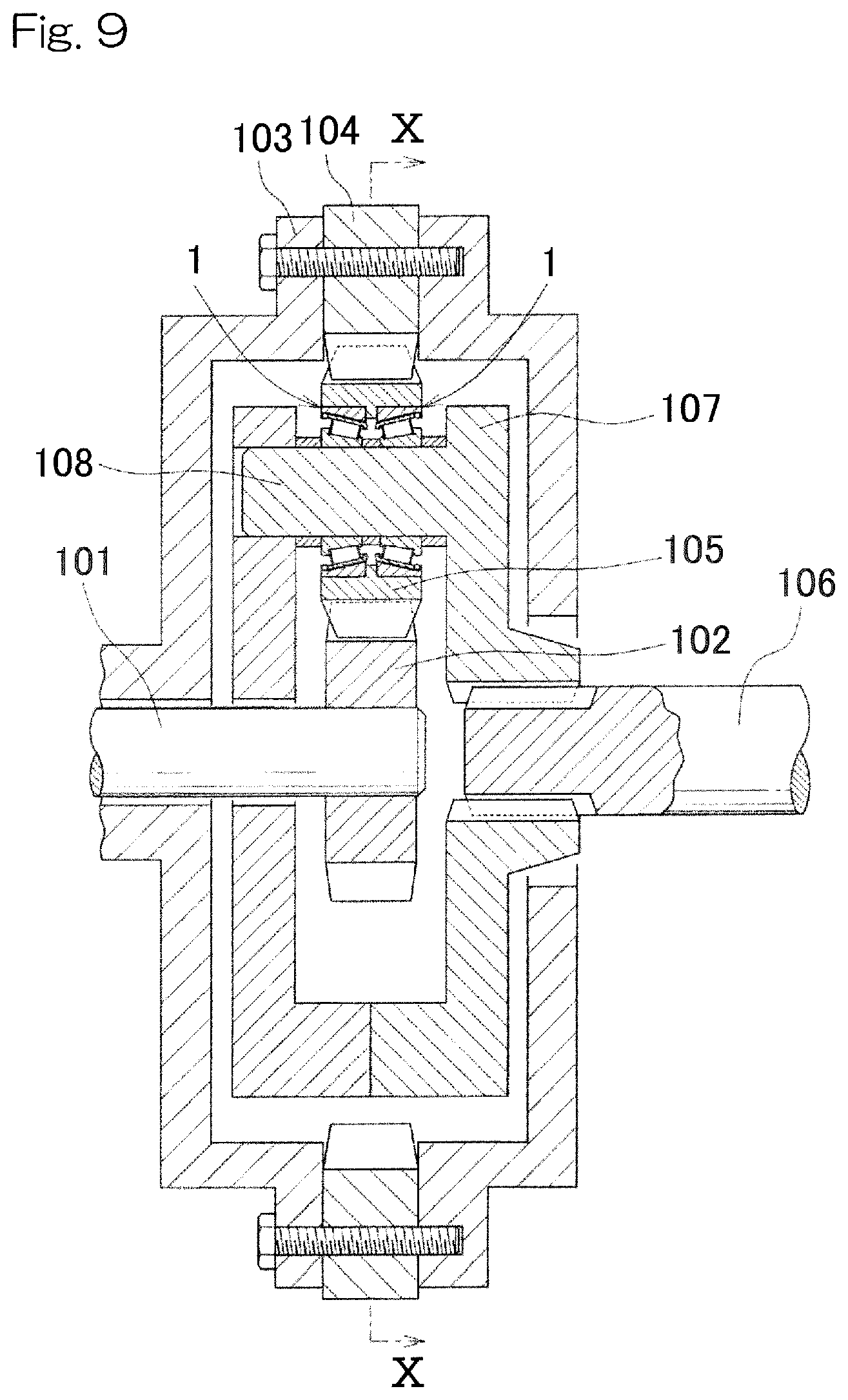 Patent US12359693 Figure 6 – Tapered roller bearing