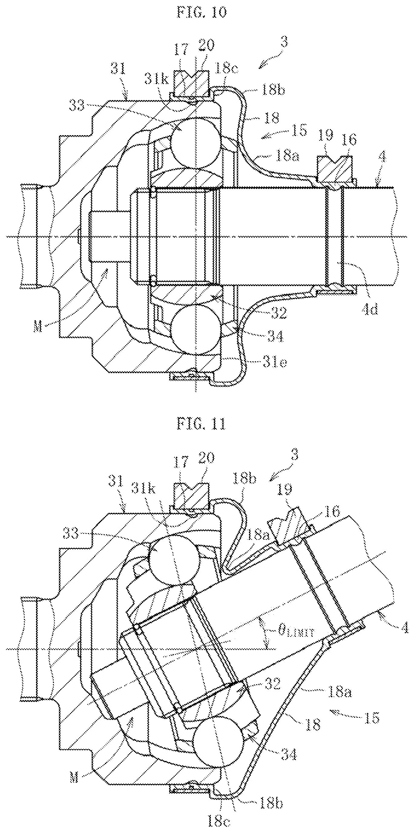 Patent US12359695 Figure 8 – Fixed-type constant velocity universal joint