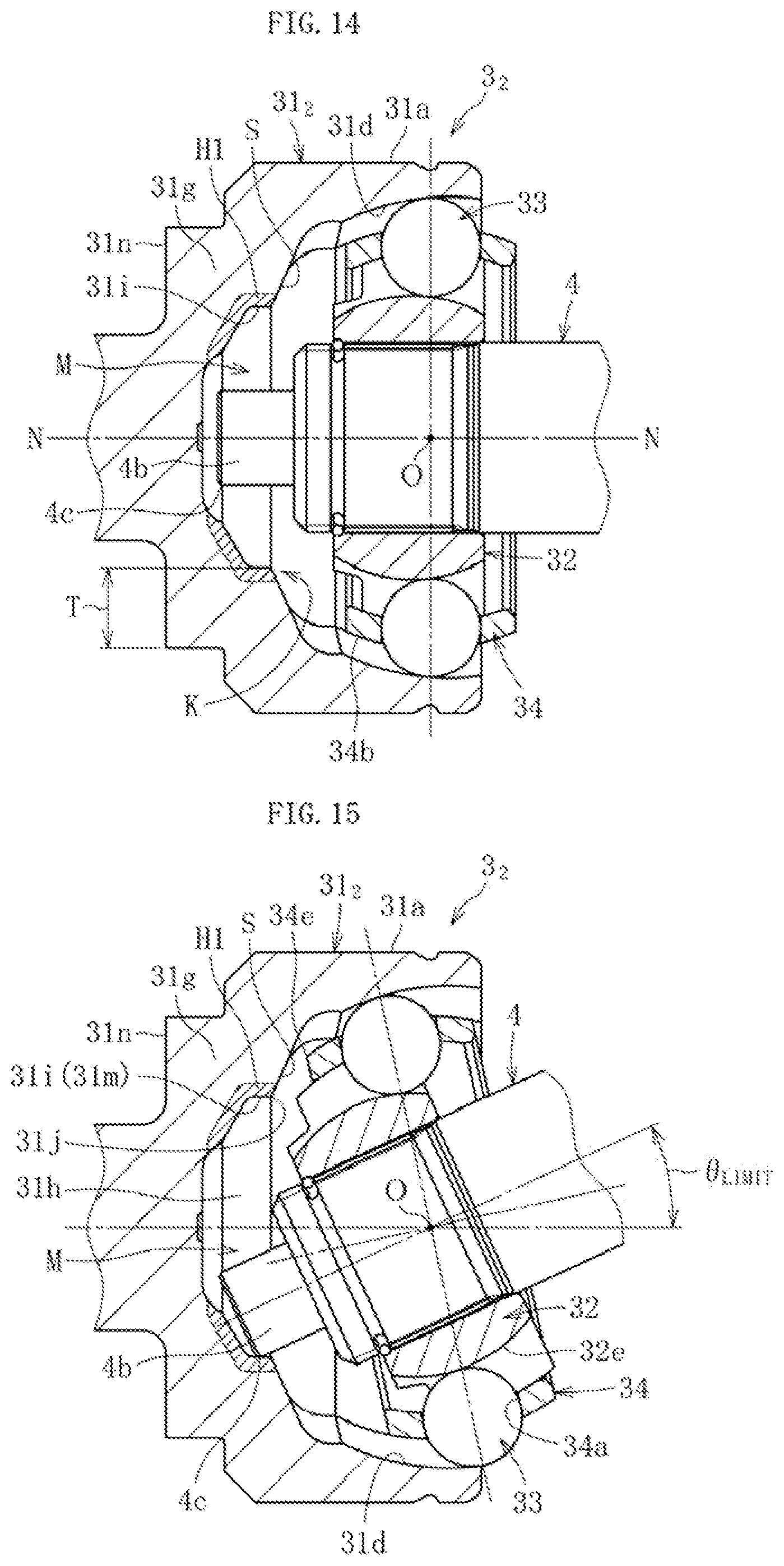 Patent US12359695 Figure 10 – Fixed-type constant velocity universal joint
