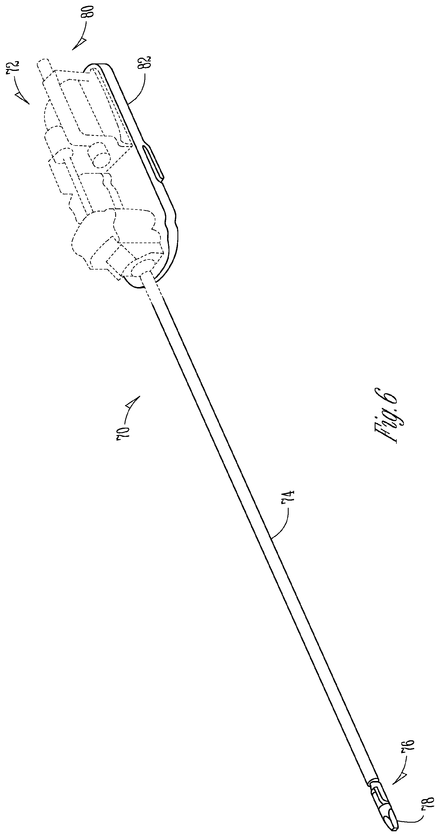 Patent US12359696 Figure 5 – Stapler with composite cardan and screw drive