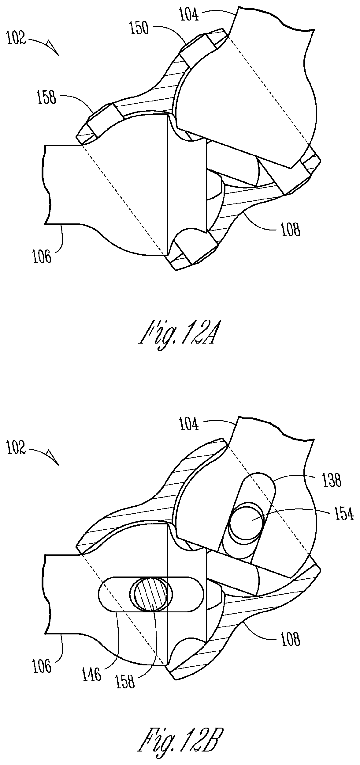 Patent US12359696 Figure 11 – Stapler with composite cardan and screw drive