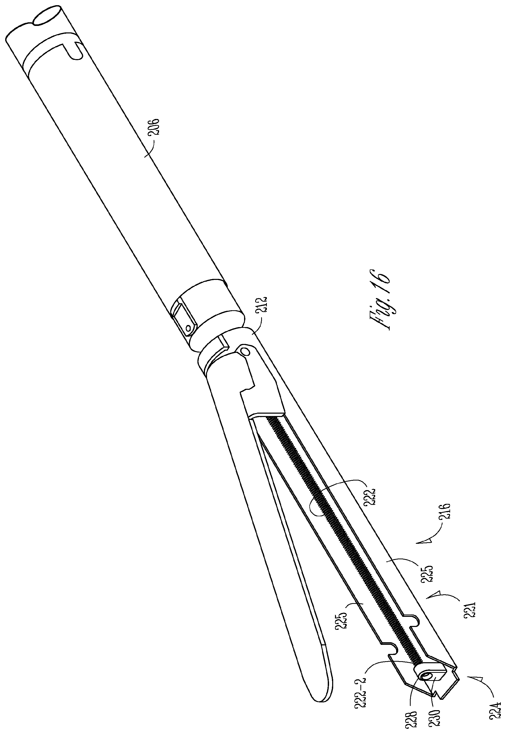 Patent US12359696 Figure 15 – Stapler with composite cardan and screw drive