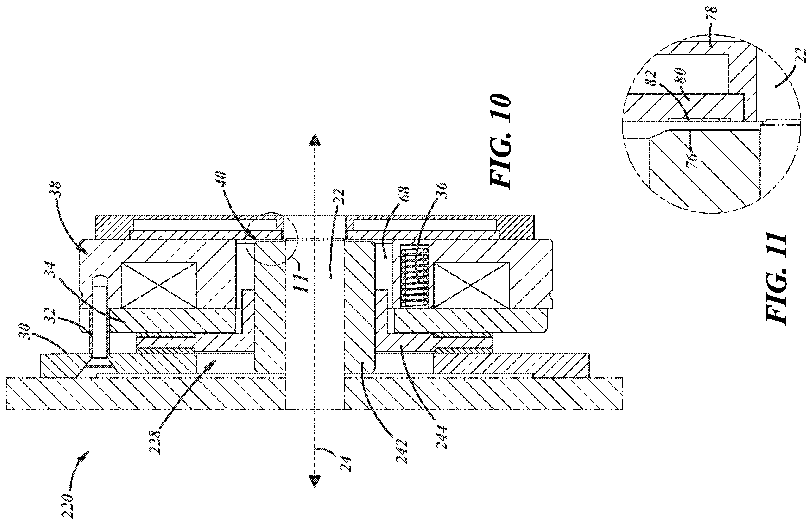 Patent US12359700 Figure 5 – Brake with integrated motor position sensor