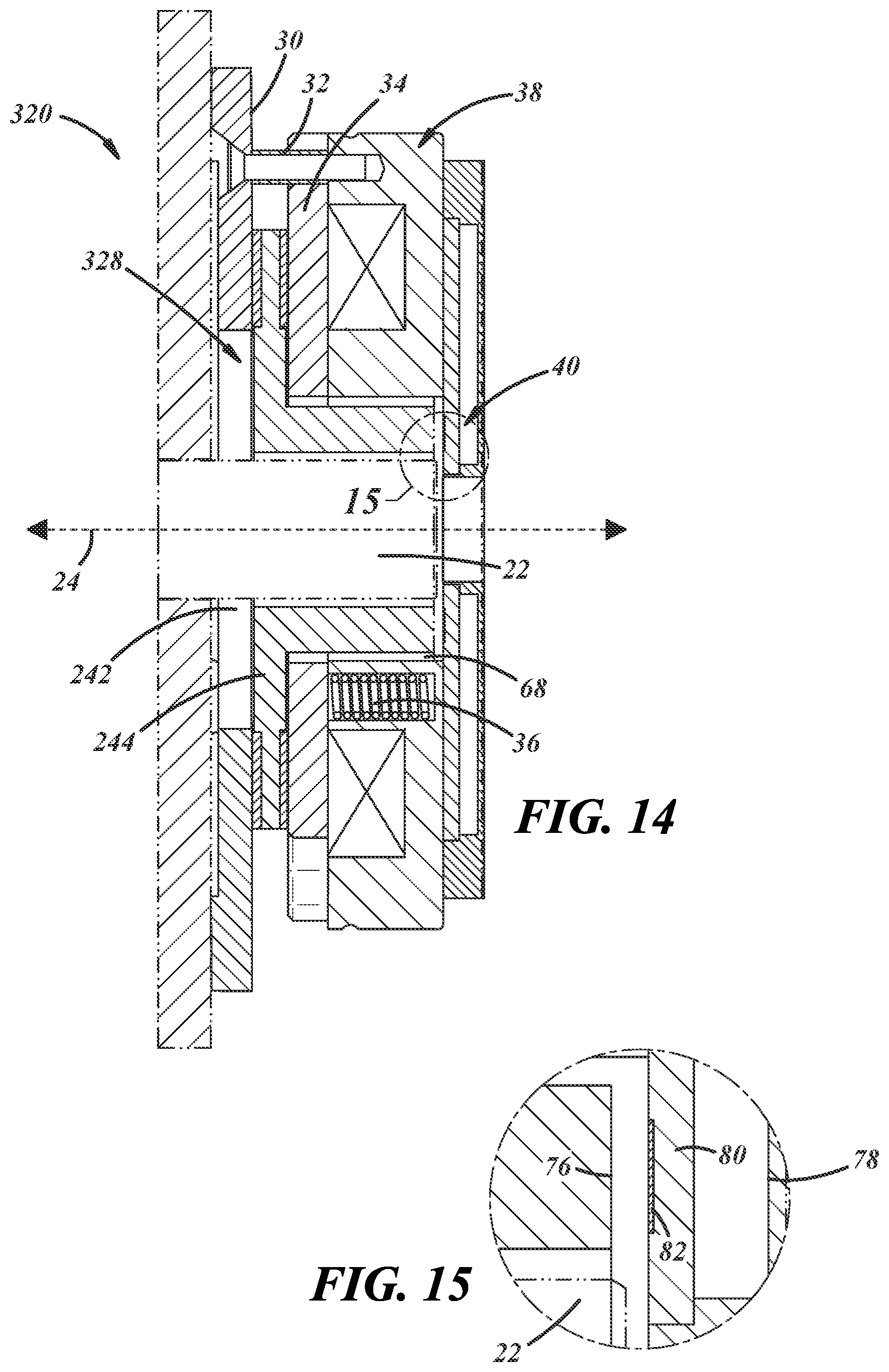 Patent US12359700 Figure 7 – Brake with integrated motor position sensor
