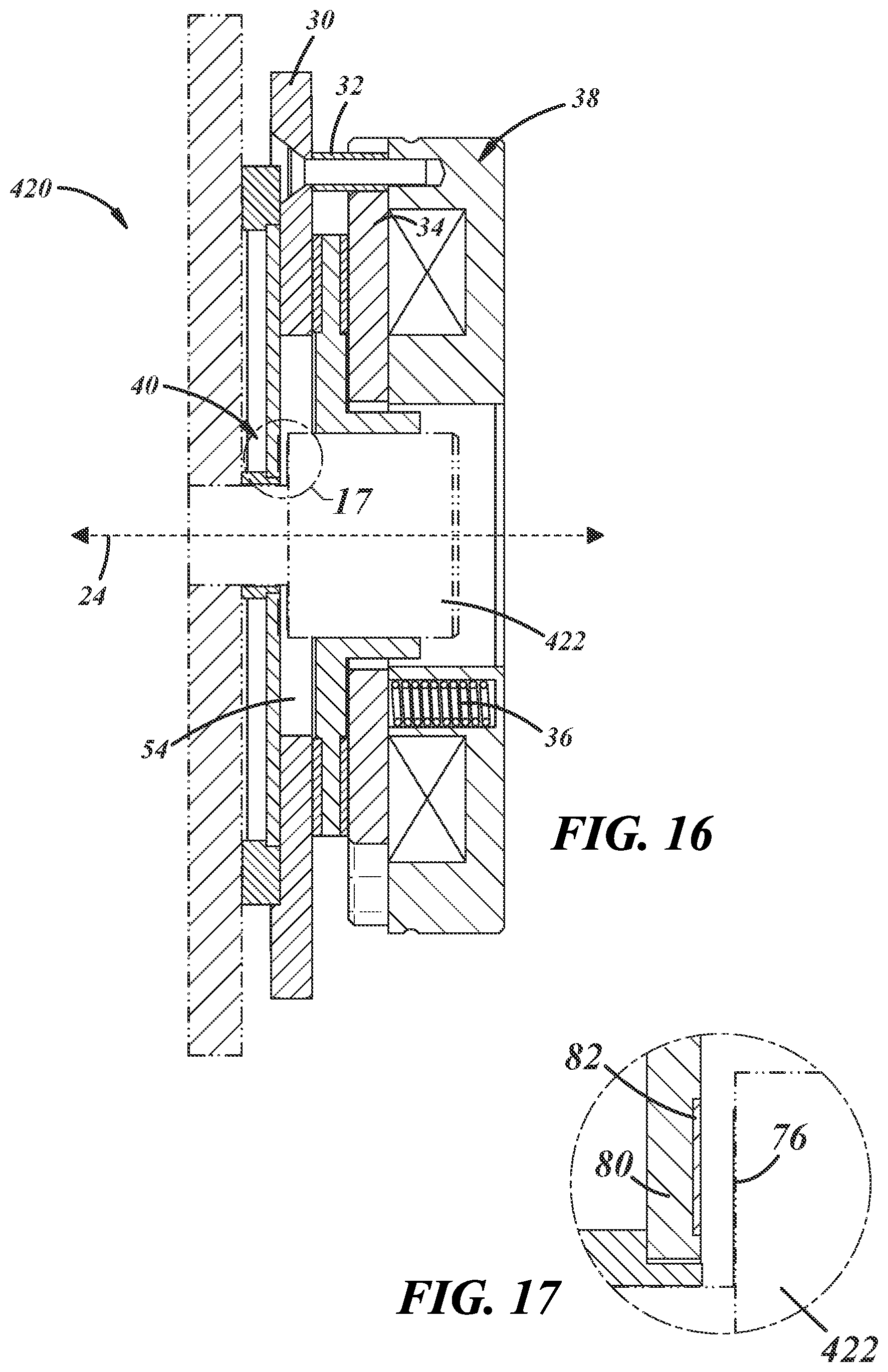 Patent US12359700 Figure 8 – Brake with integrated motor position sensor