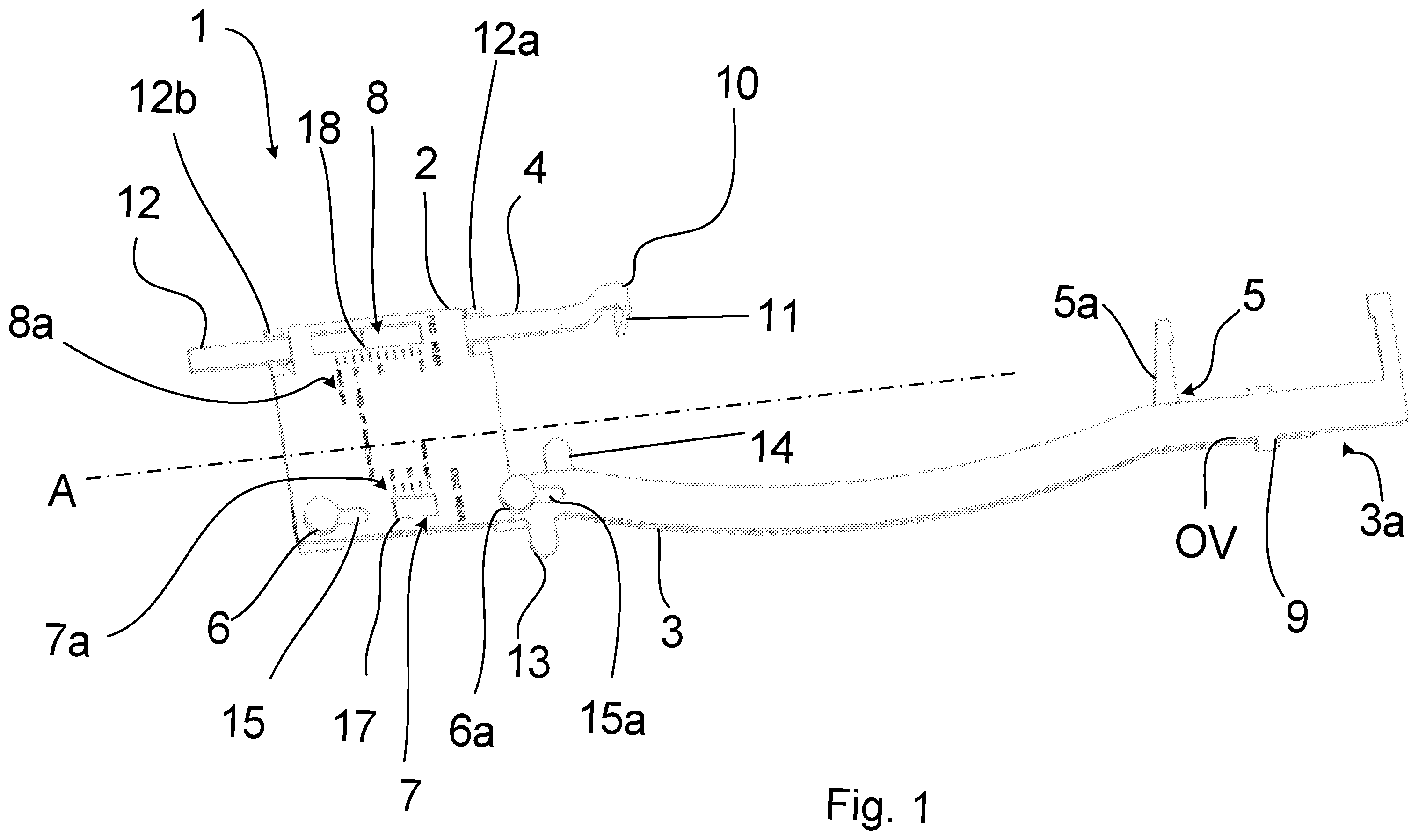Patent US12359701 Figure 1 – Mechanical wear gauge