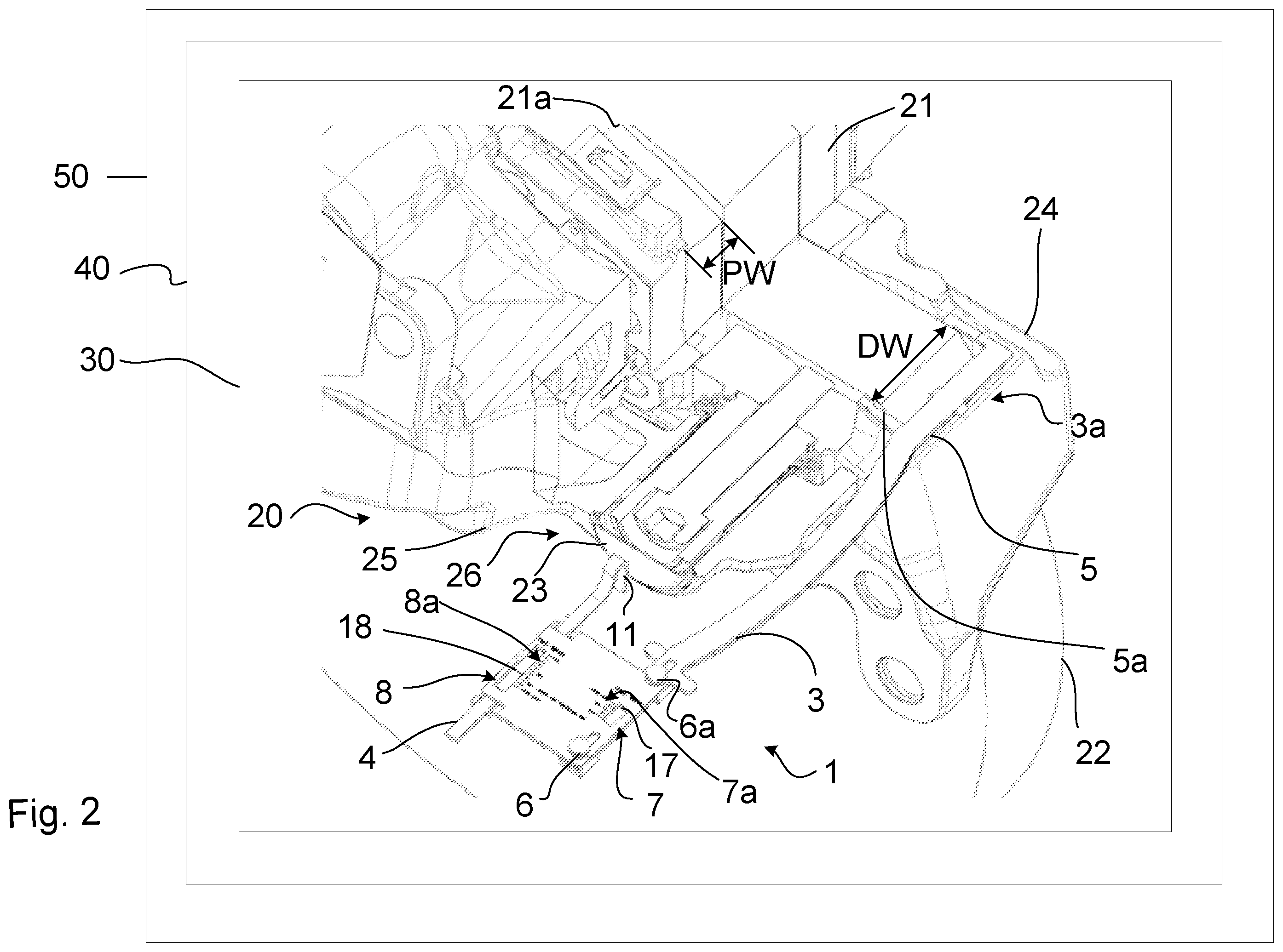 Patent US12359701 Figure 2 – Mechanical wear gauge