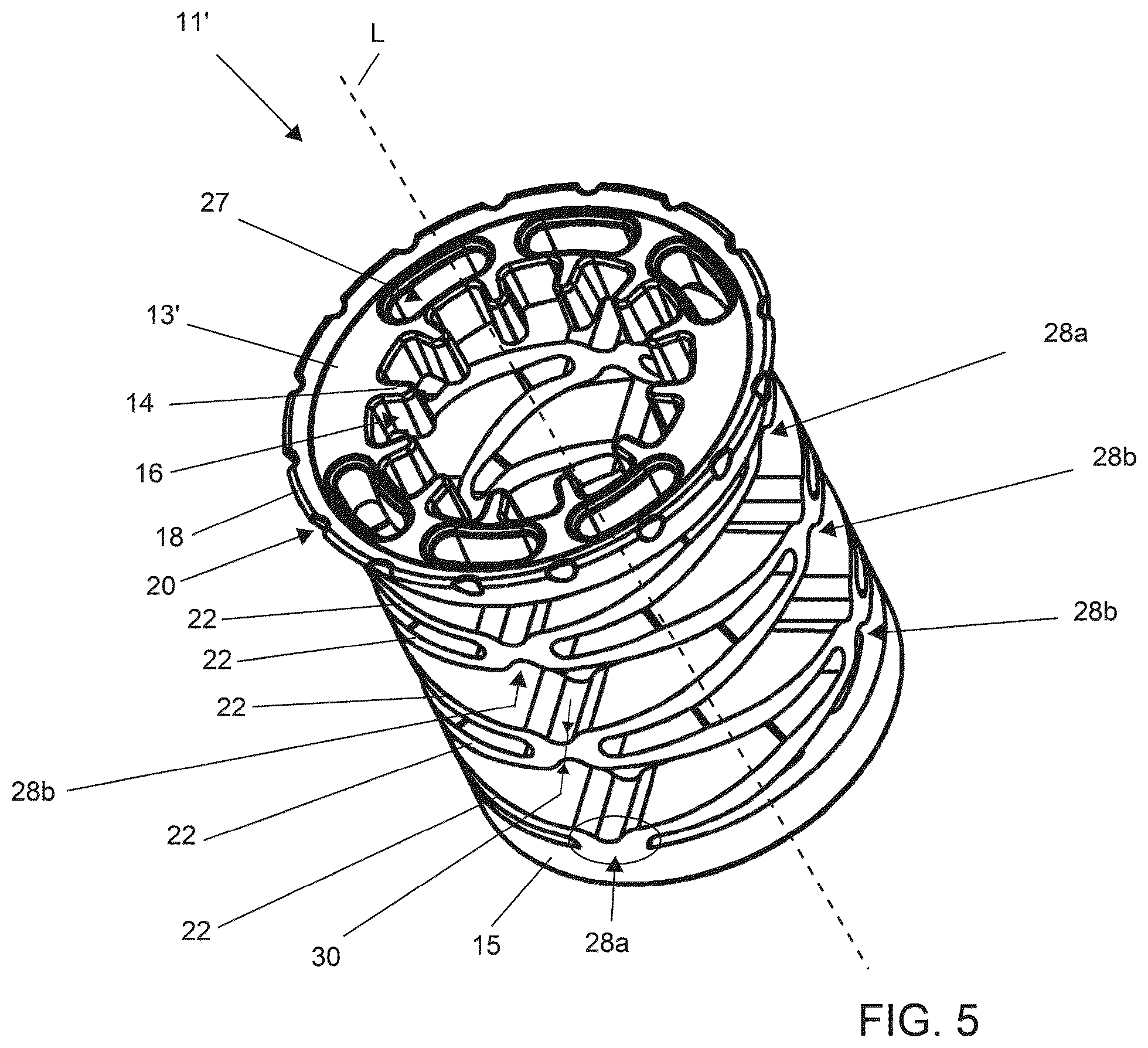 Patent US12359703 Figure 5 – Jounce bumper of an automotive vehicle suspension system, and method of producing such a jounce bumper