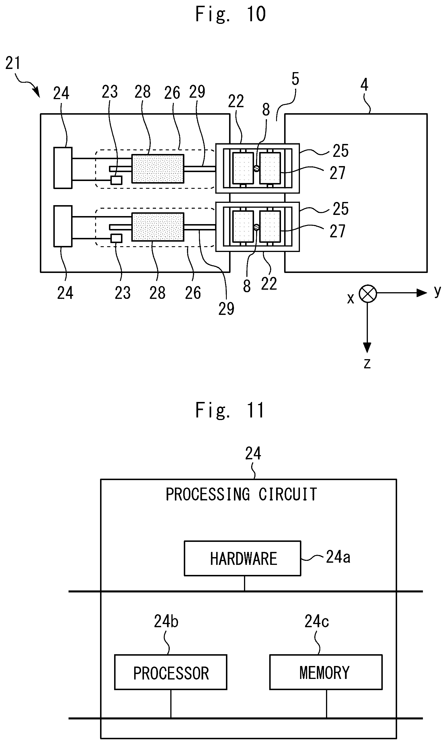 Patent US12359705 Figure 8 – Vibration suppression device for rope-like body of elevator