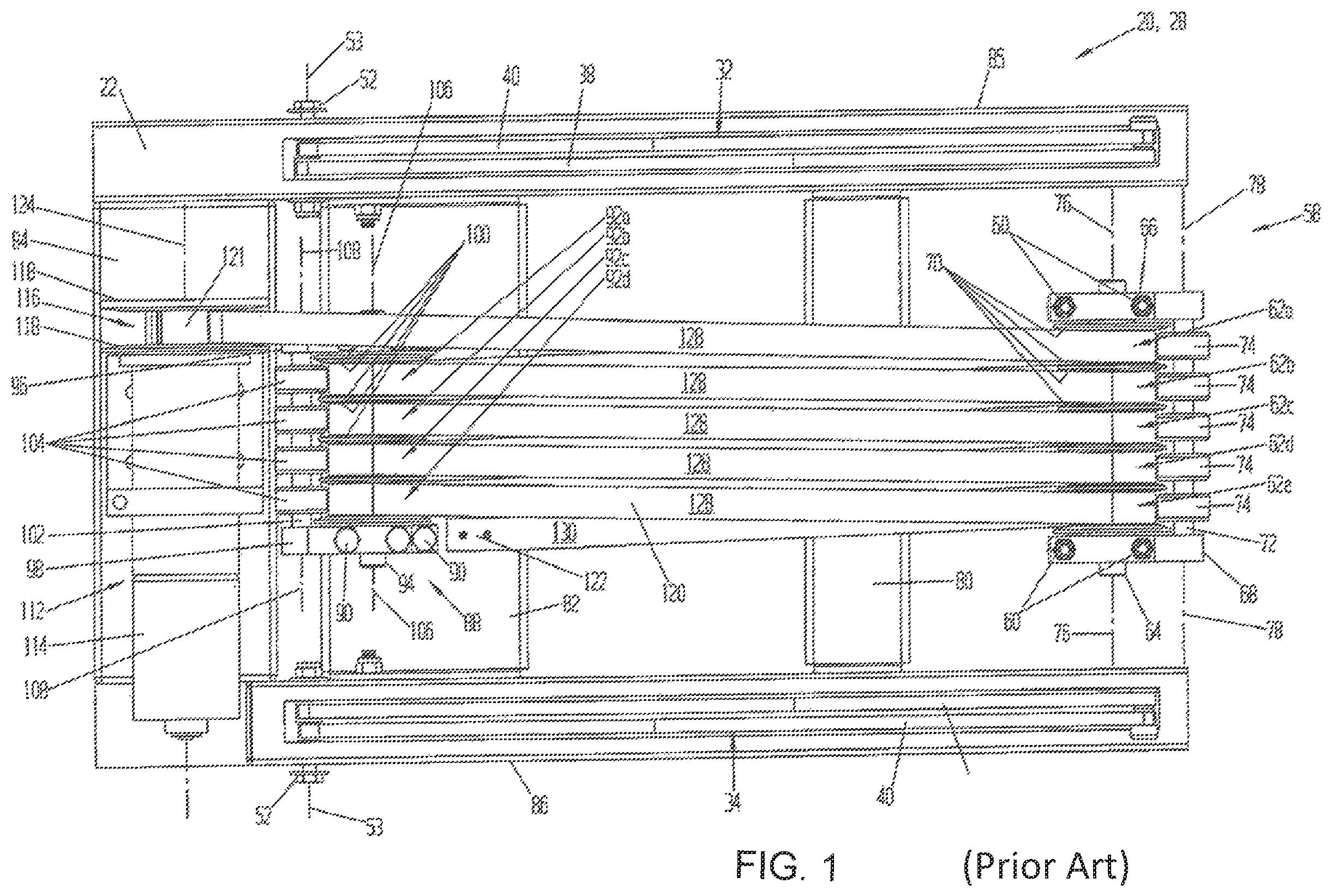 Patent US12359709 Figure 1 – High reduction belt-driven linear actuator