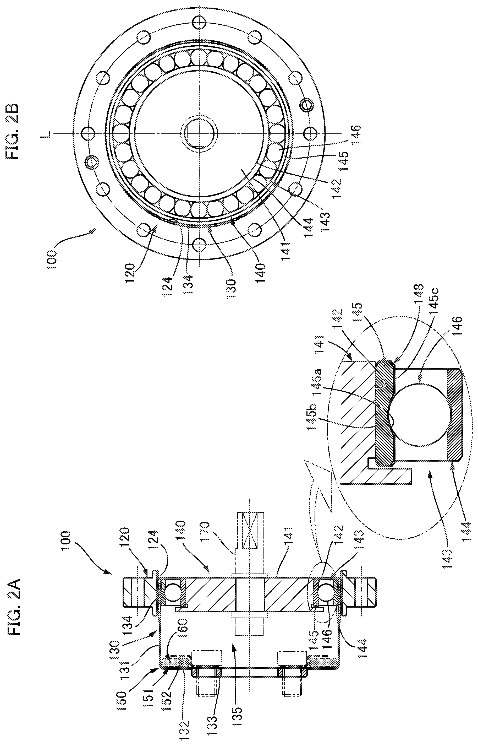 Patent US12359710 Figure 2 – Space rolling bearing and space strain wave gearing device