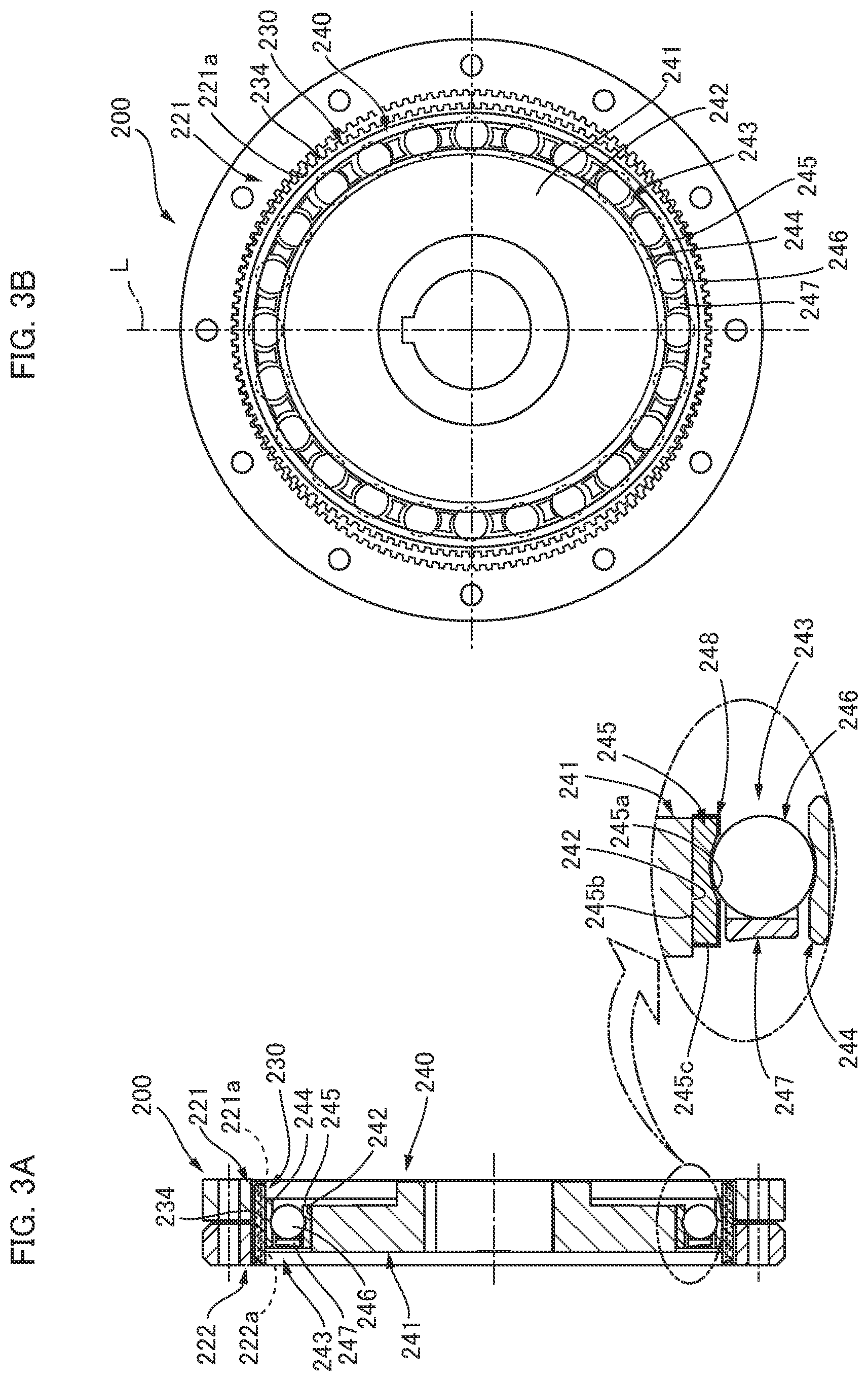 Patent US12359710 Figure 3 – Space rolling bearing and space strain wave gearing device