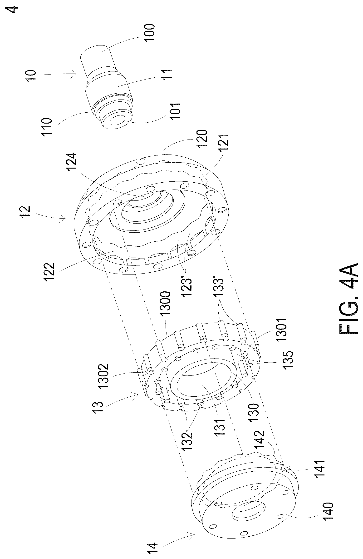 Patent US12359711 Figure 7 – Speed reducer