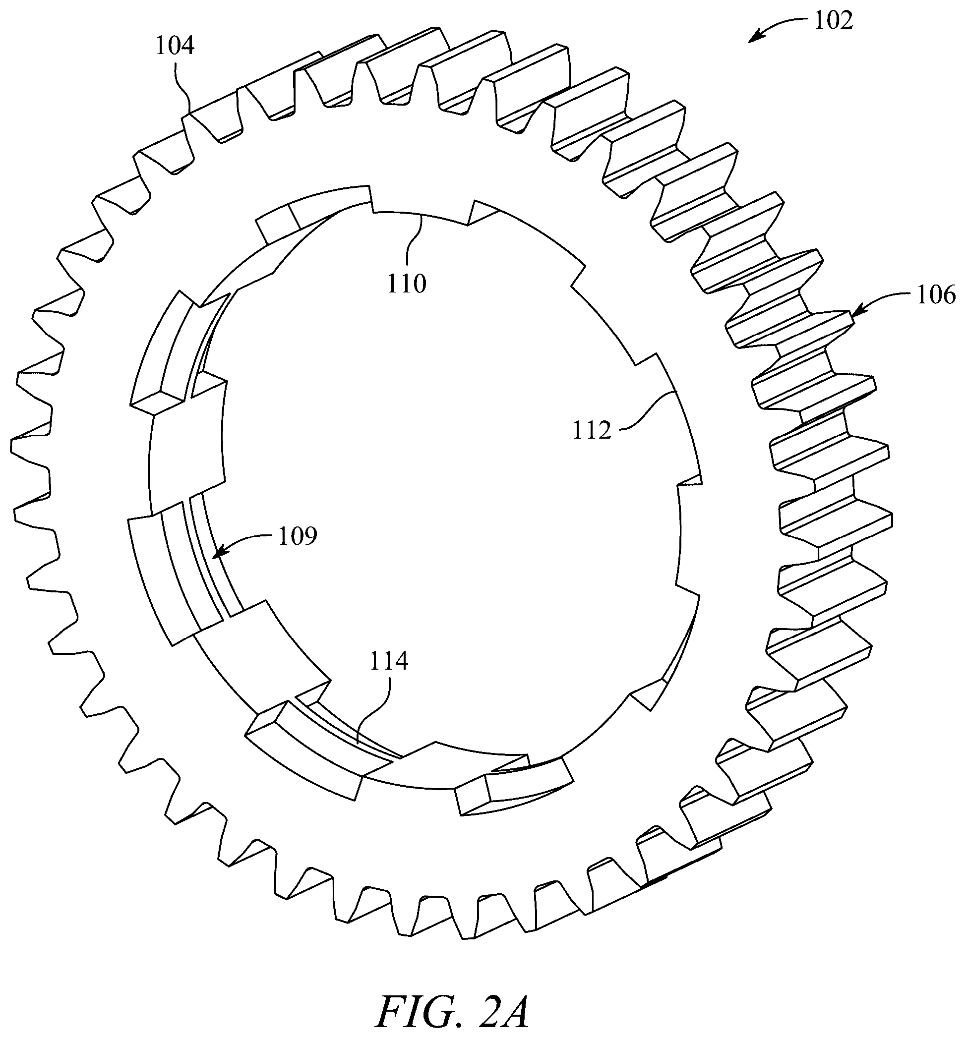 Patent US12359712 Figure 2 – Combined material gear