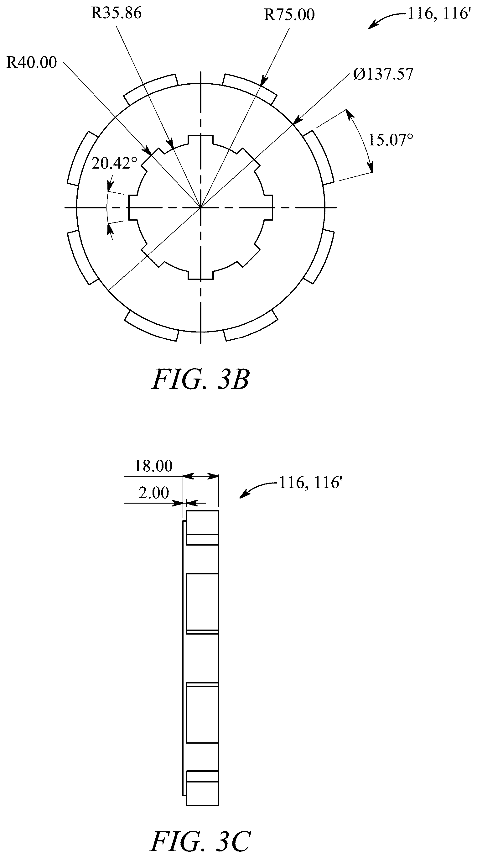 Patent US12359712 Figure 5 – Combined material gear