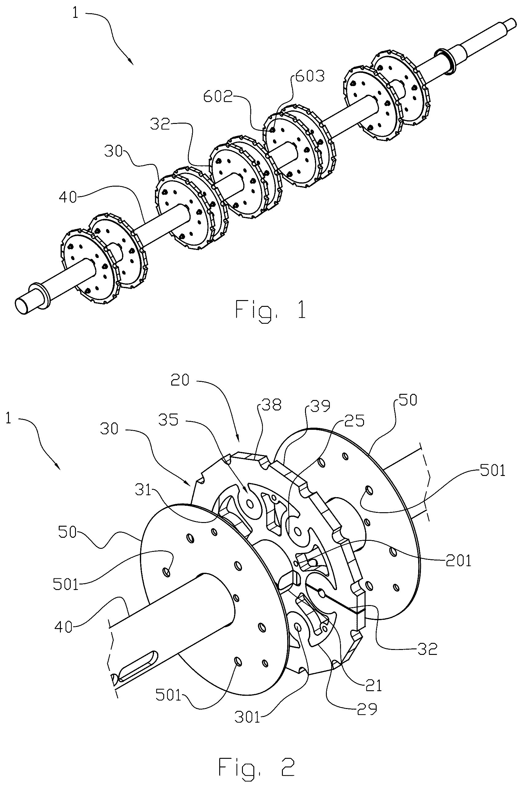 Patent US12359713 Figure 1 – Sprocket assembly, and a method for assembling or replacing same
