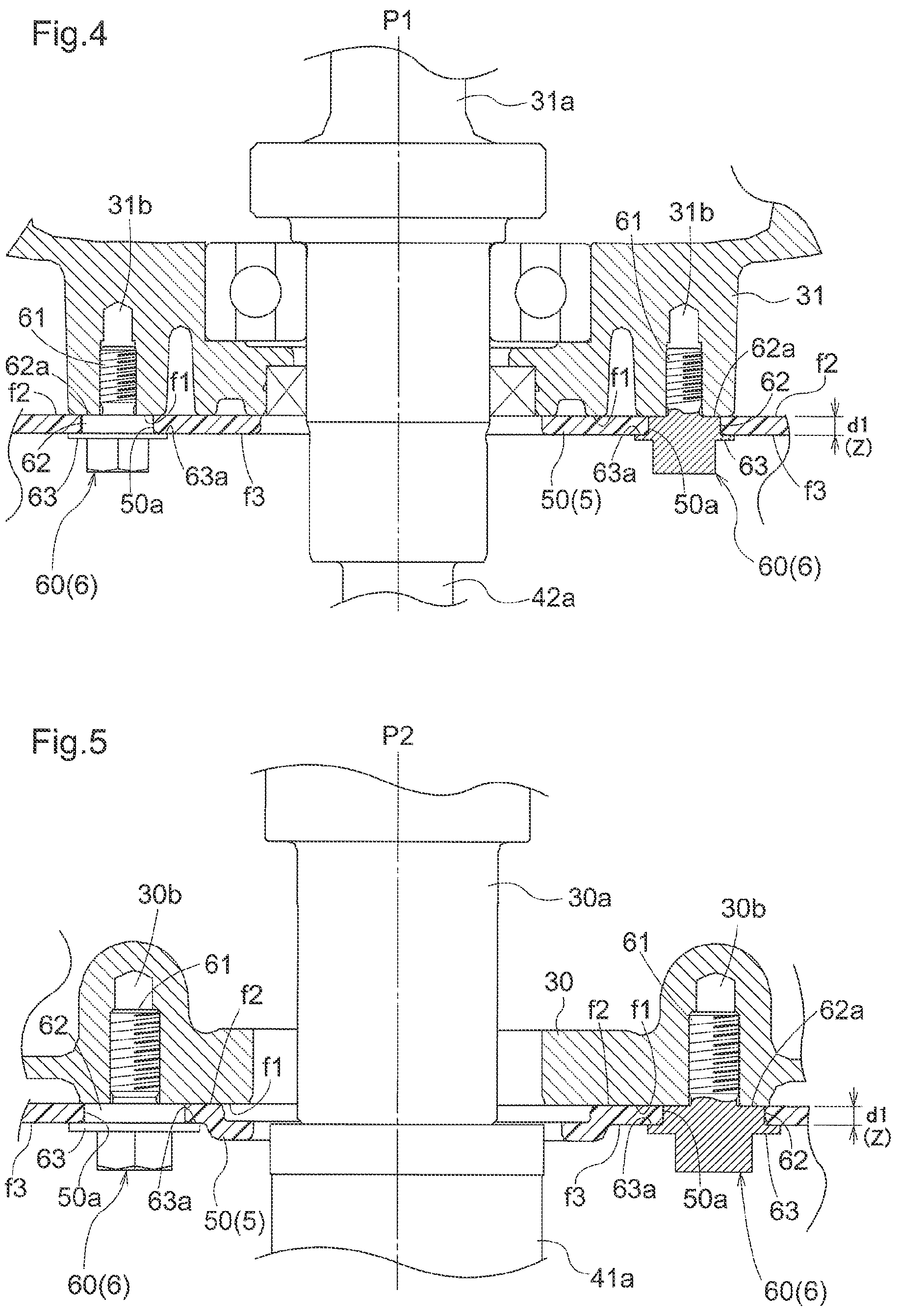 Patent US12359714 Figure 4 – Transfer-case attaching device and multi-purpose vehicle including the transfer-case attaching device