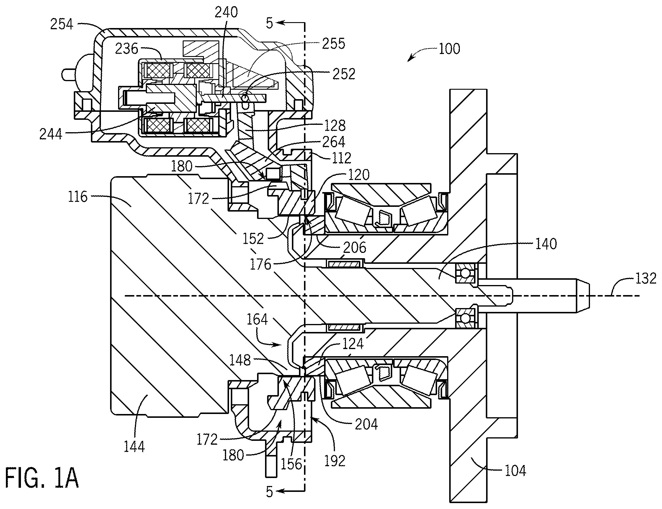 Patent US12359721 Figure 1 – Systems and methods for a rotary disconnect