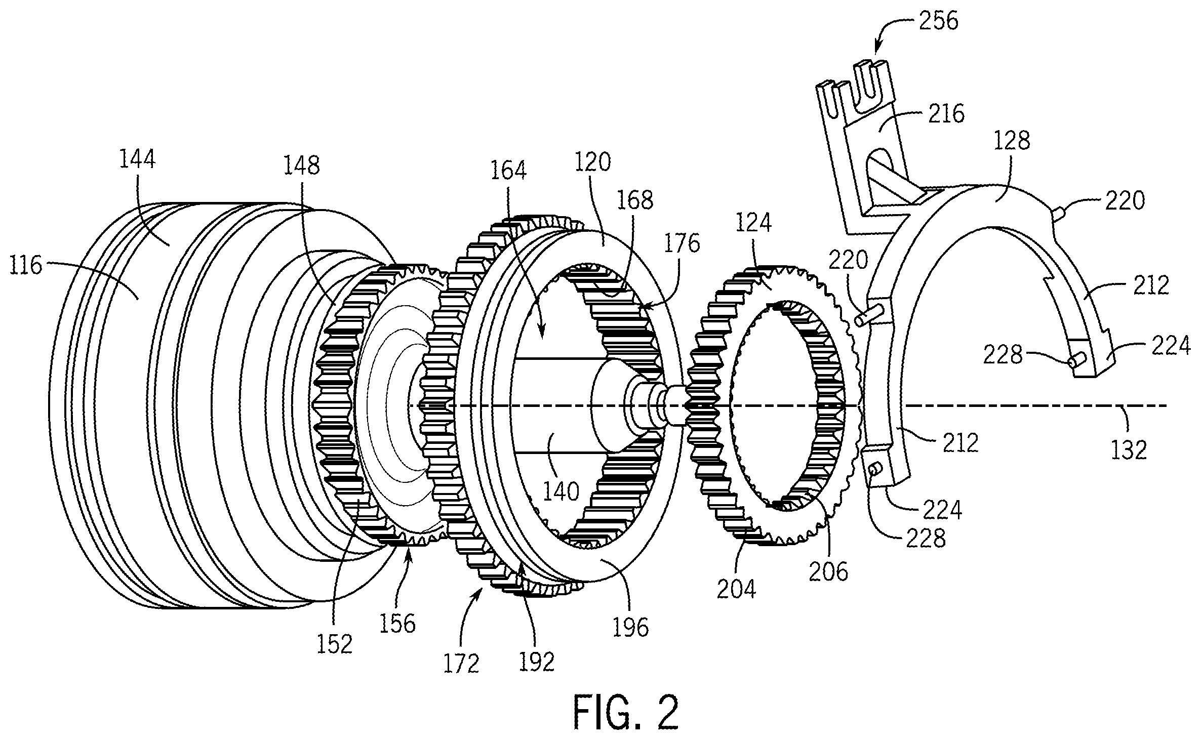 Patent US12359721 Figure 3 – Systems and methods for a rotary disconnect