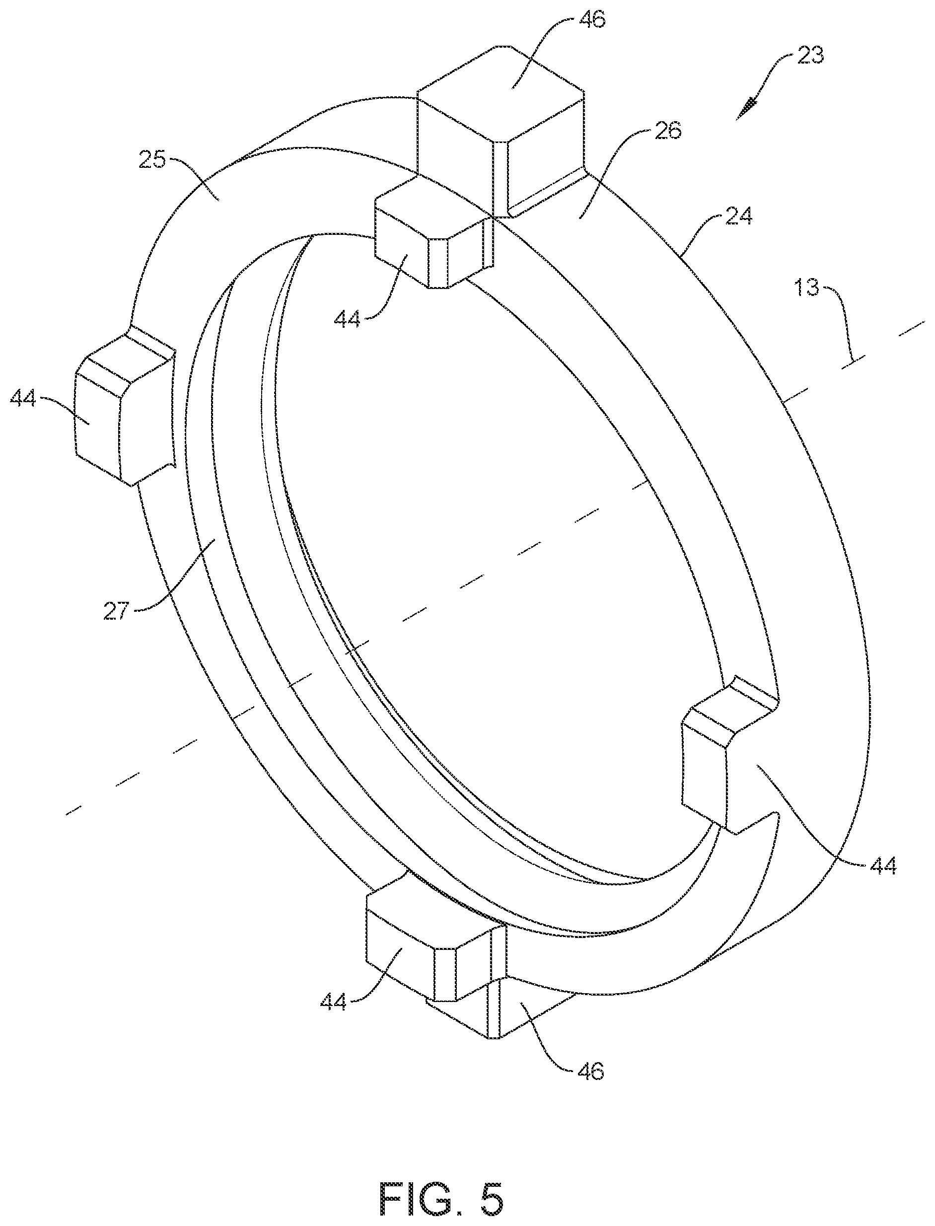 Patent US12359725 Figure 5 – Wiper seal for a ball screw actuator