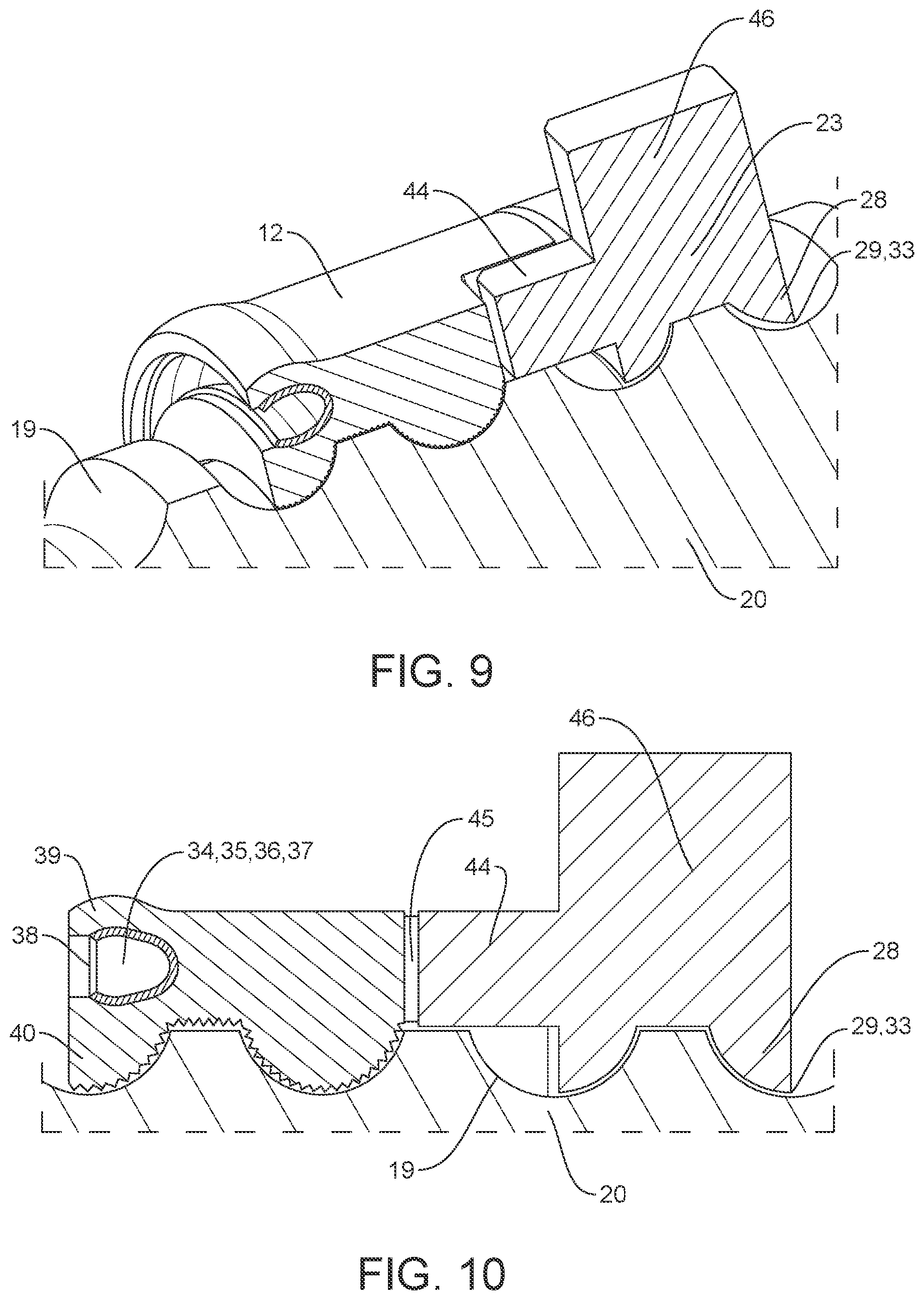 Patent US12359725 Figure 9 – Wiper seal for a ball screw actuator