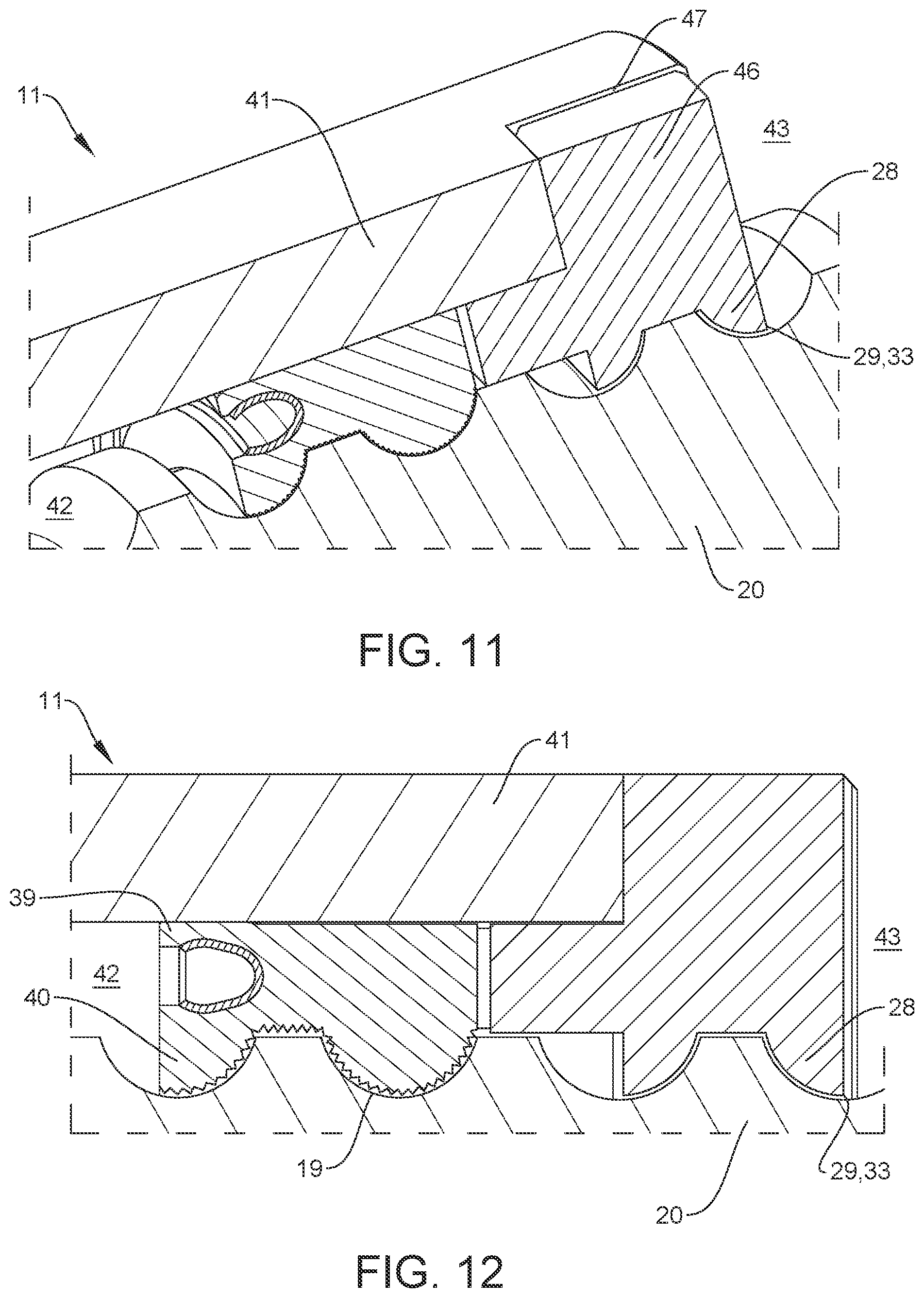 Patent US12359725 Figure 10 – Wiper seal for a ball screw actuator