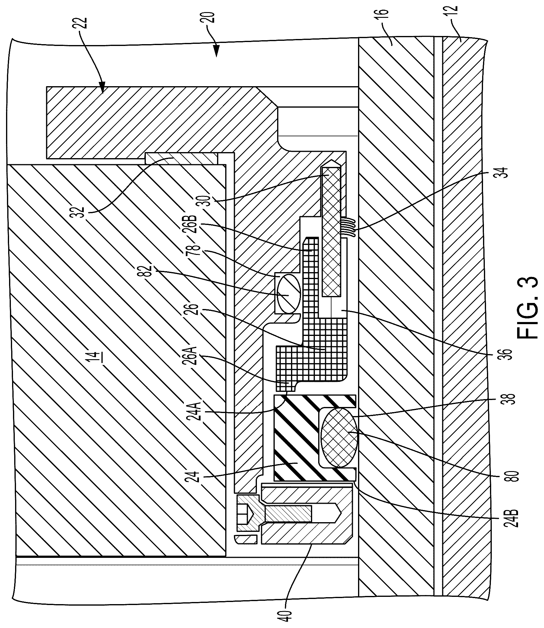 Patent US12359727 Figure 3 – Active flush regulation system for use with a mechanical seal or a packing assembly
