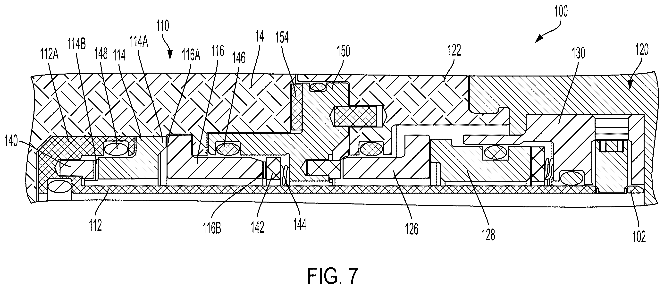 Patent US12359727 Figure 7 – Active flush regulation system for use with a mechanical seal or a packing assembly