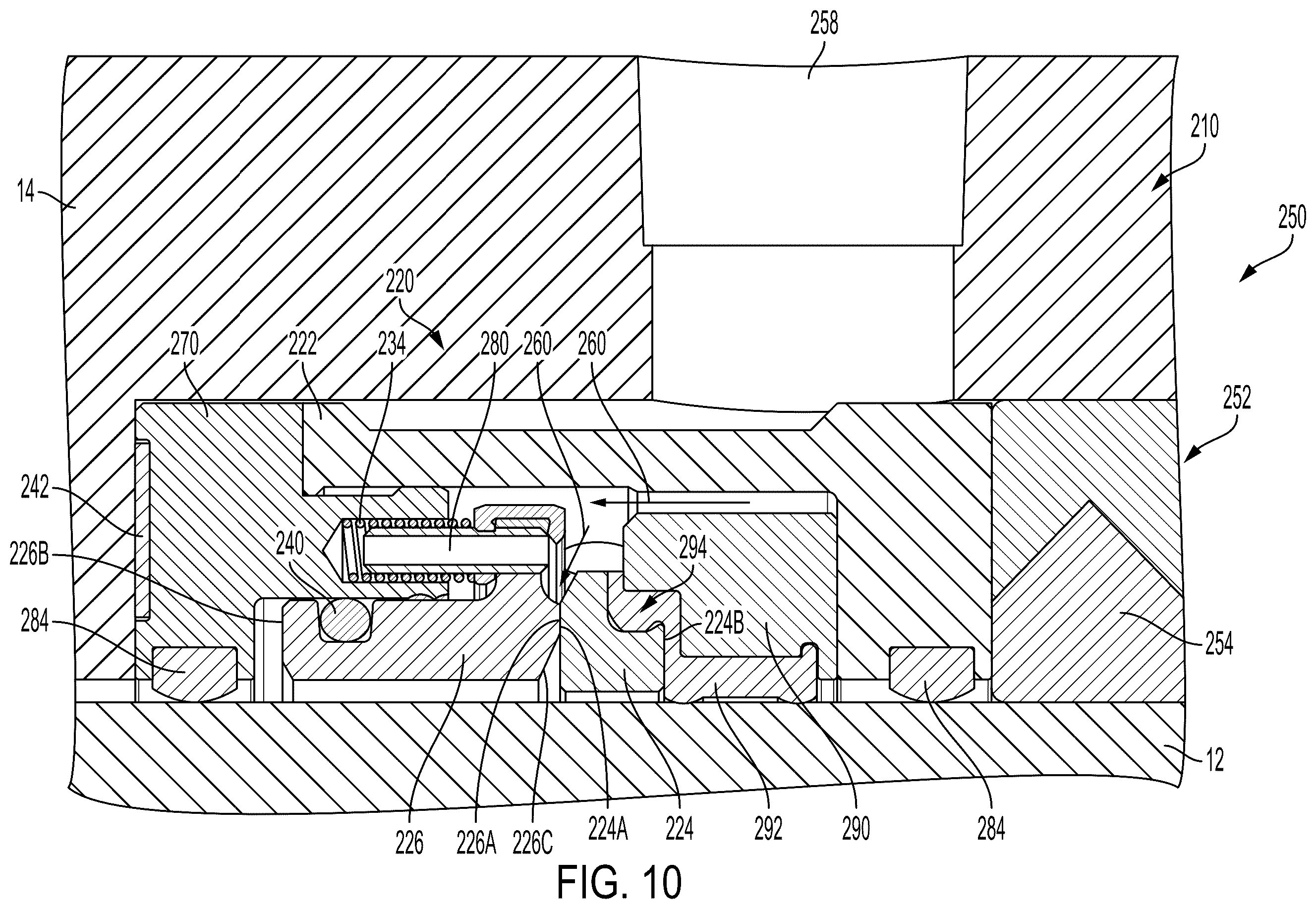Patent US12359727 Figure 10 – Active flush regulation system for use with a mechanical seal or a packing assembly