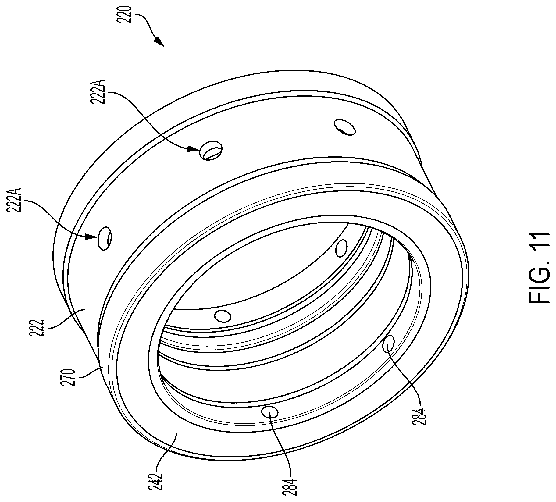 Patent US12359727 Figure 11 – Active flush regulation system for use with a mechanical seal or a packing assembly
