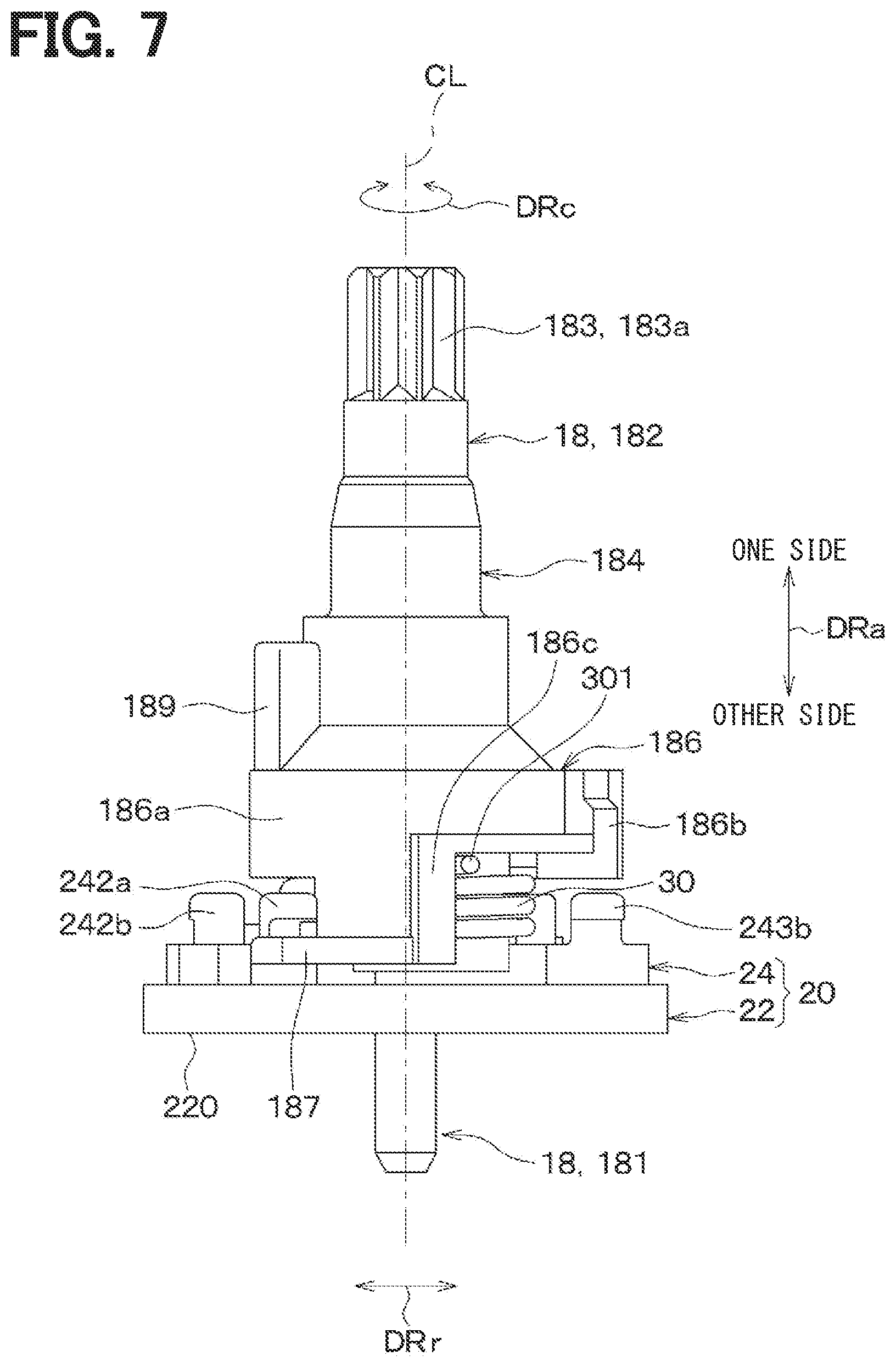 Patent US12359731 Figure 7 – Valve device