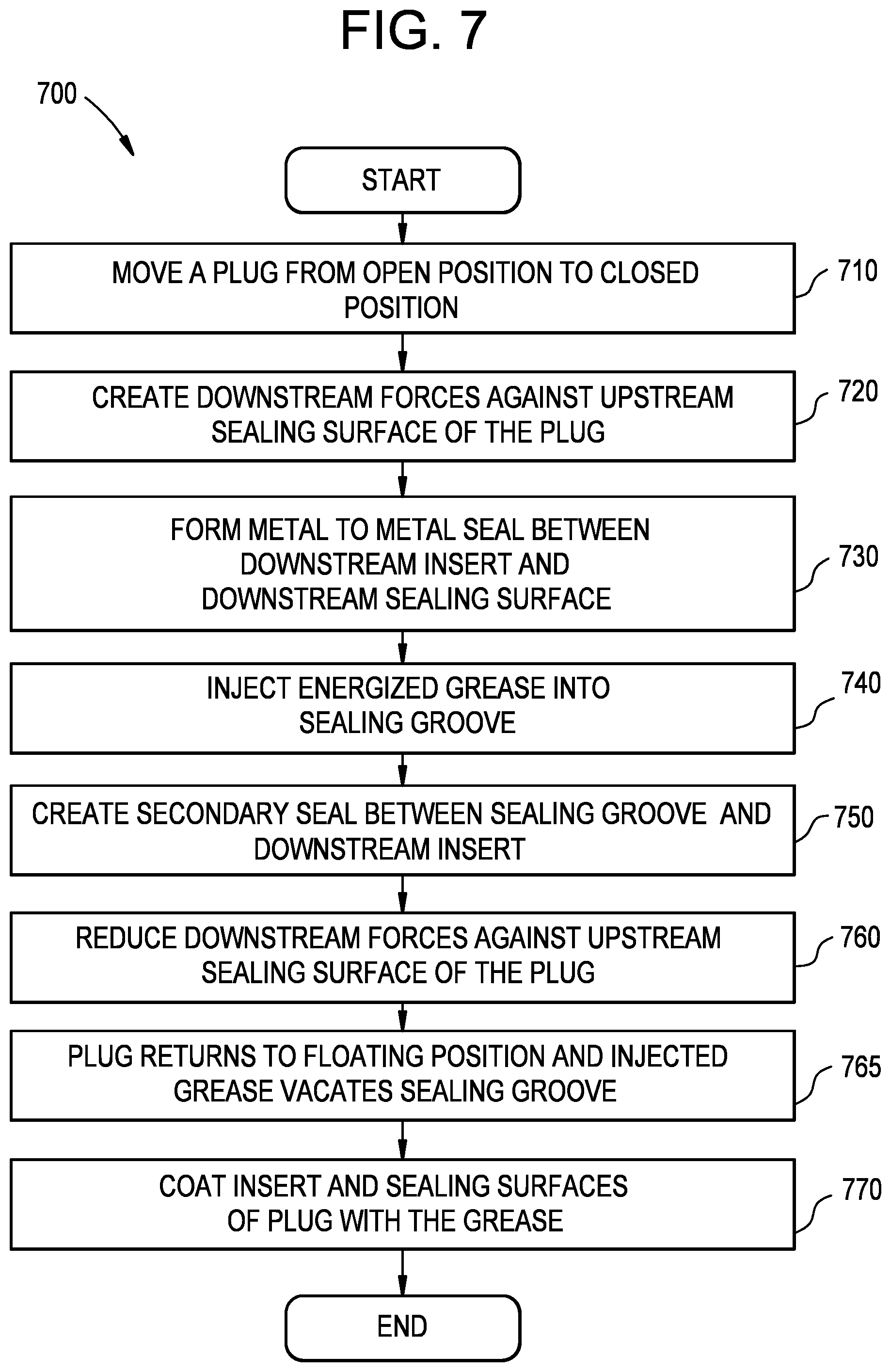 Patent US12359732 Figure 7 – Methods and systems associated with a high-pressure plug