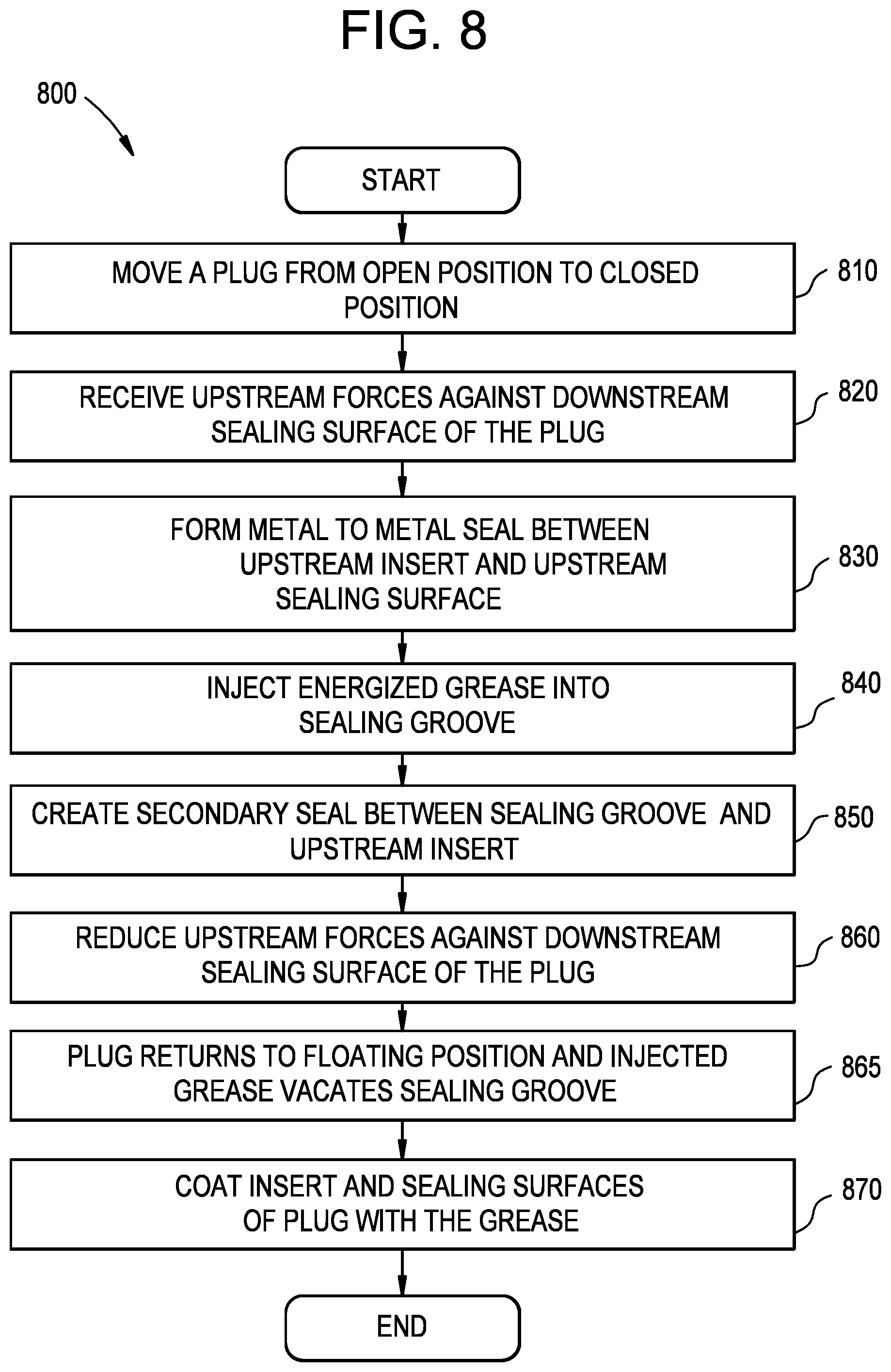Patent US12359732 Figure 8 – Methods and systems associated with a high-pressure plug